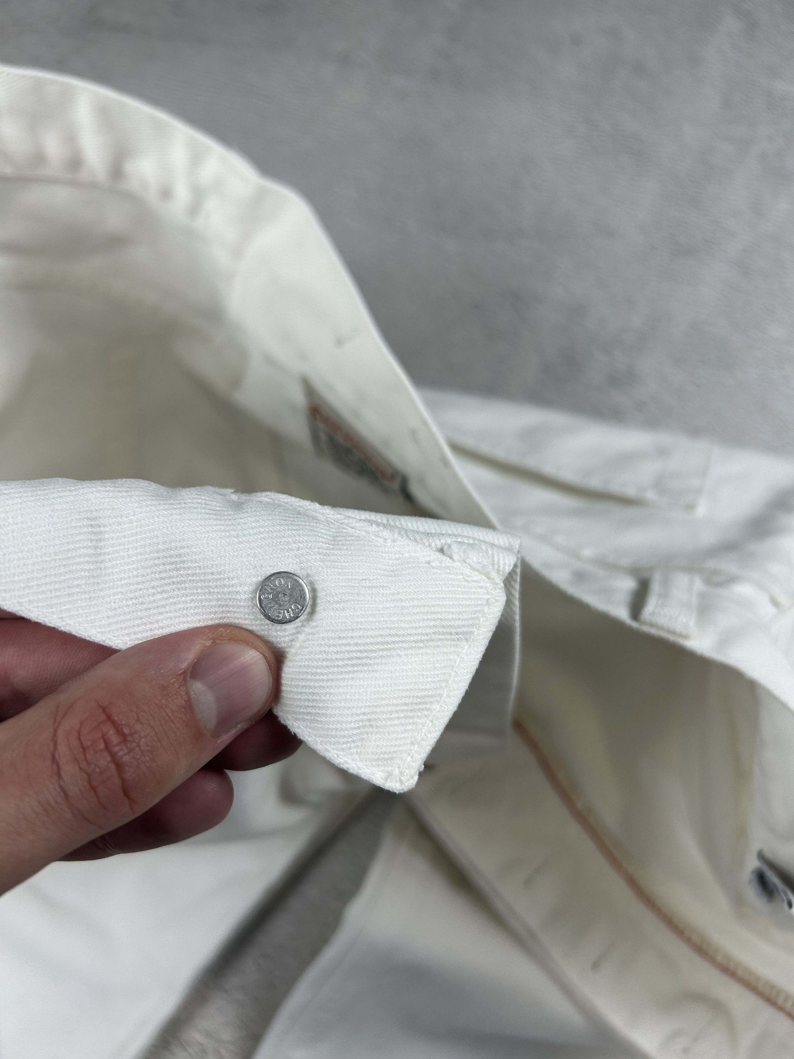 Chevignon × Vintage Chevignon vintage jeans White Straight Oldmoney Style Size US 36 / EU 52 - 11 Thumbnail