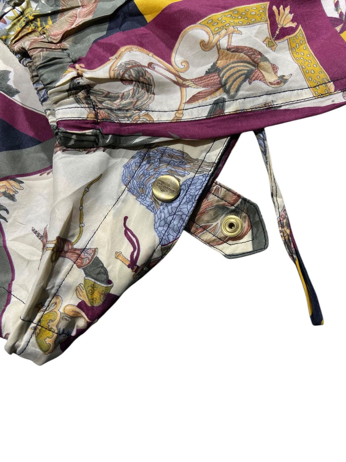 Salvatore Ferragamo Vintage Salavatore Ferragamo Full Print jacket Silk Size US L / EU 52-54 / 3 - 10 Thumbnail