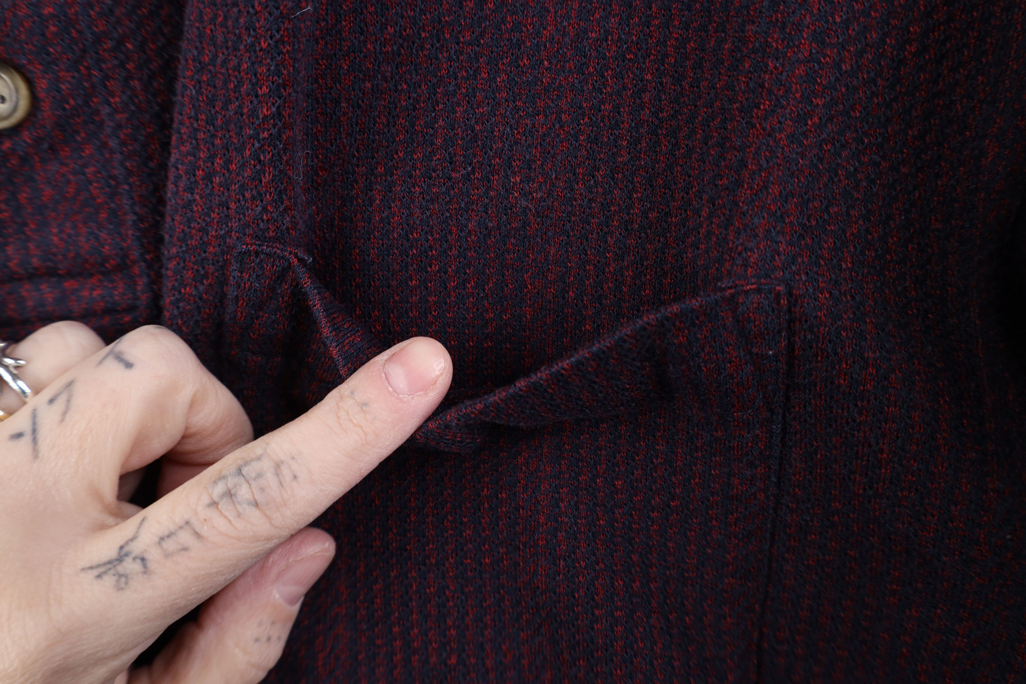 Vintage Vintage 90s Streetwear Knit Long Sleeve Rugby Polo Shirt Size US L / EU 52-54 / 3 - 7 Thumbnail
