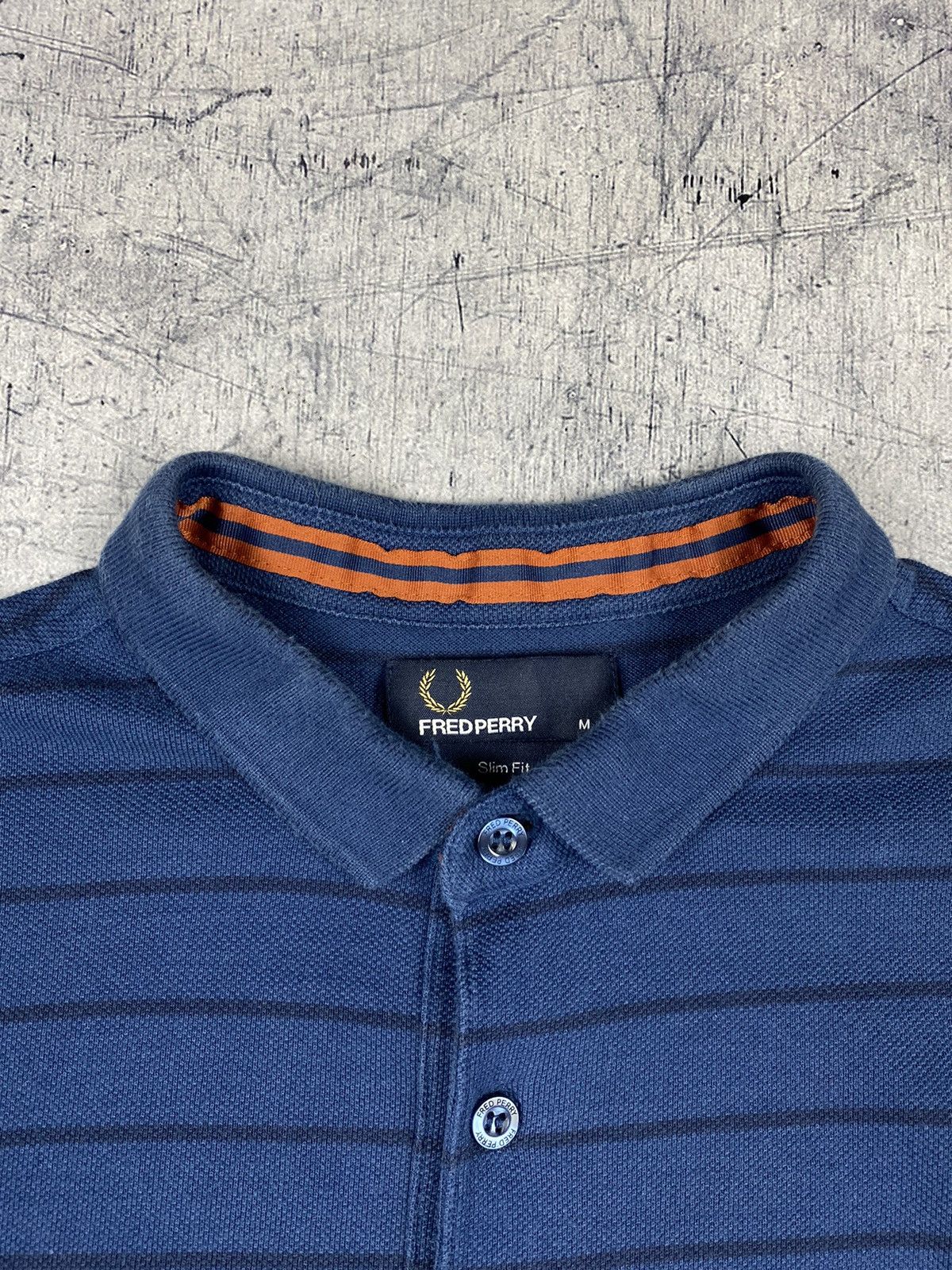 Fred Perry × Vintage Vintage Fred Perry y2k Striped Polo T Shirt Size US M / EU 48-50 / 2 - 8 Thumbnail
