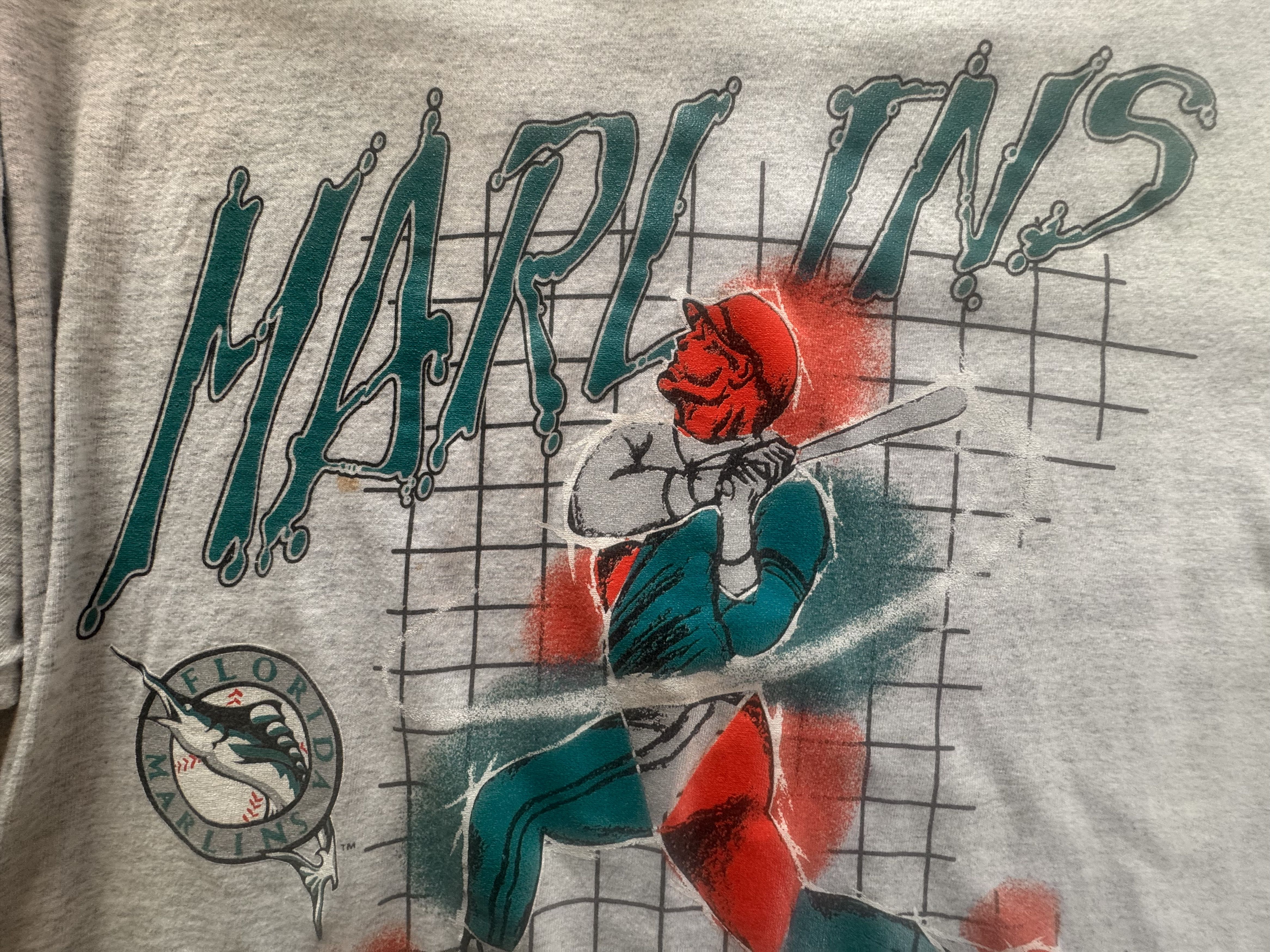 Vintage VINTAGE MARLINS 90'S SHIRT Size US XL / EU 56 / 4 - 3 Thumbnail