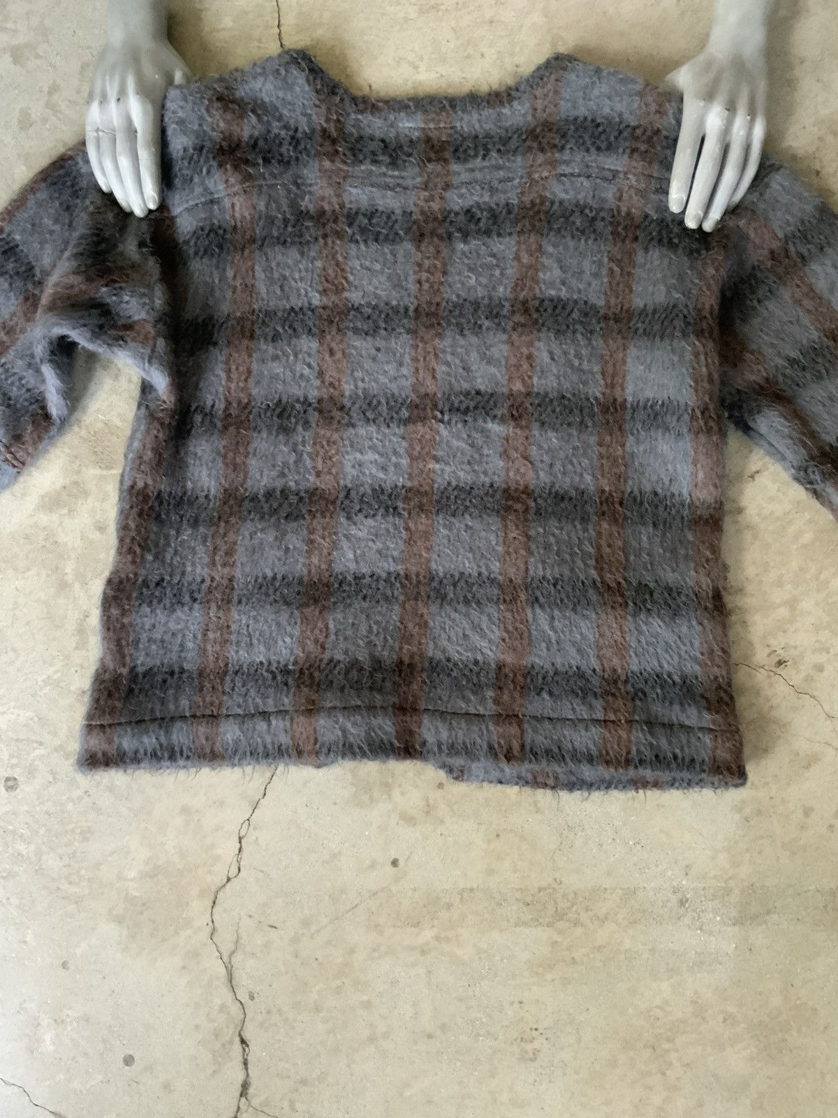 Blackmeans BLACKMEANS SLASH AND SEW WOOL SWEATER Size US L / EU 52-54 / 3 - 2 Thumbnail