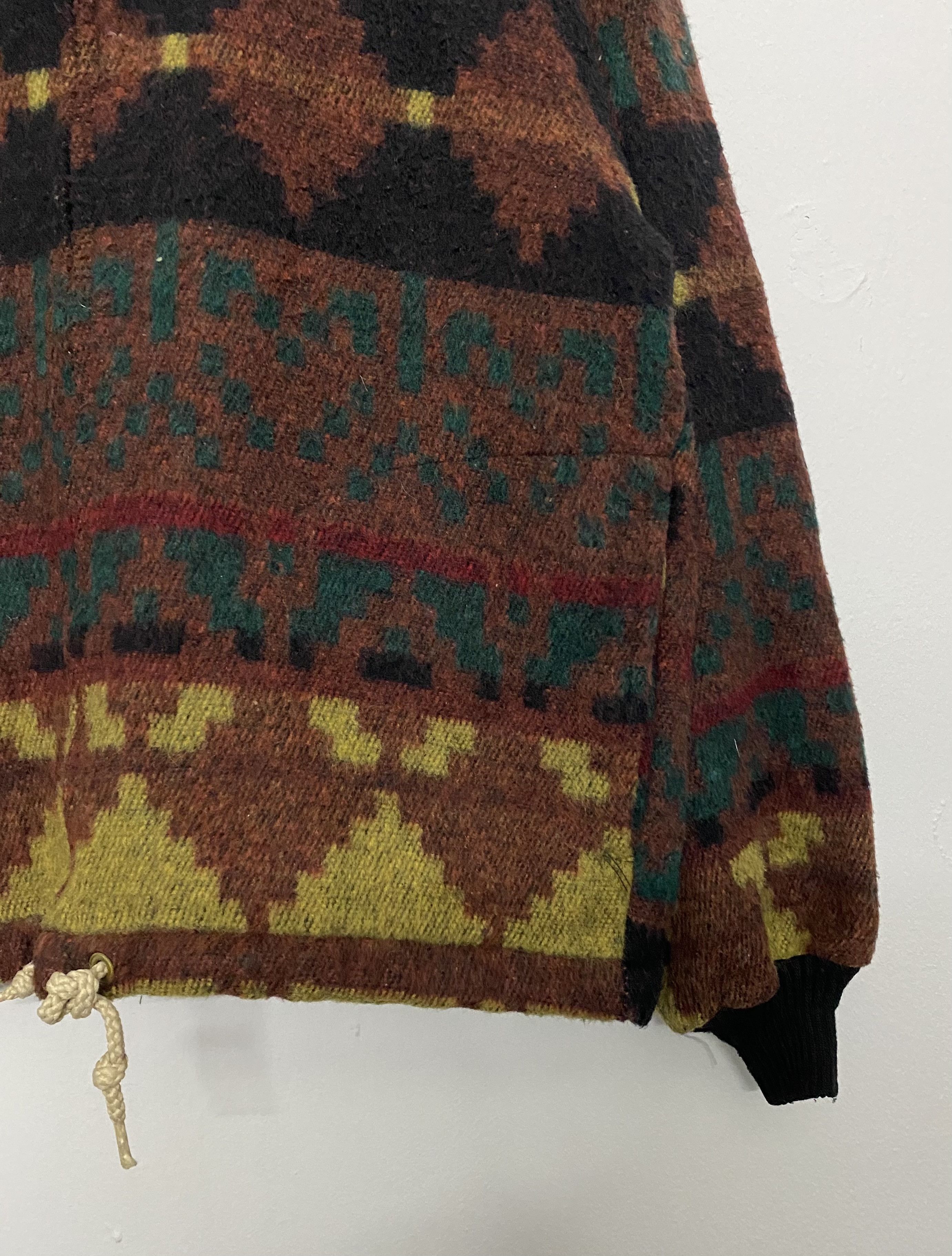 Vintage VINTAGE 80s Crafted Pride USA Wool Shaggy Navajo Jacket Size US M / EU 48-50 / 2 - 6 Thumbnail