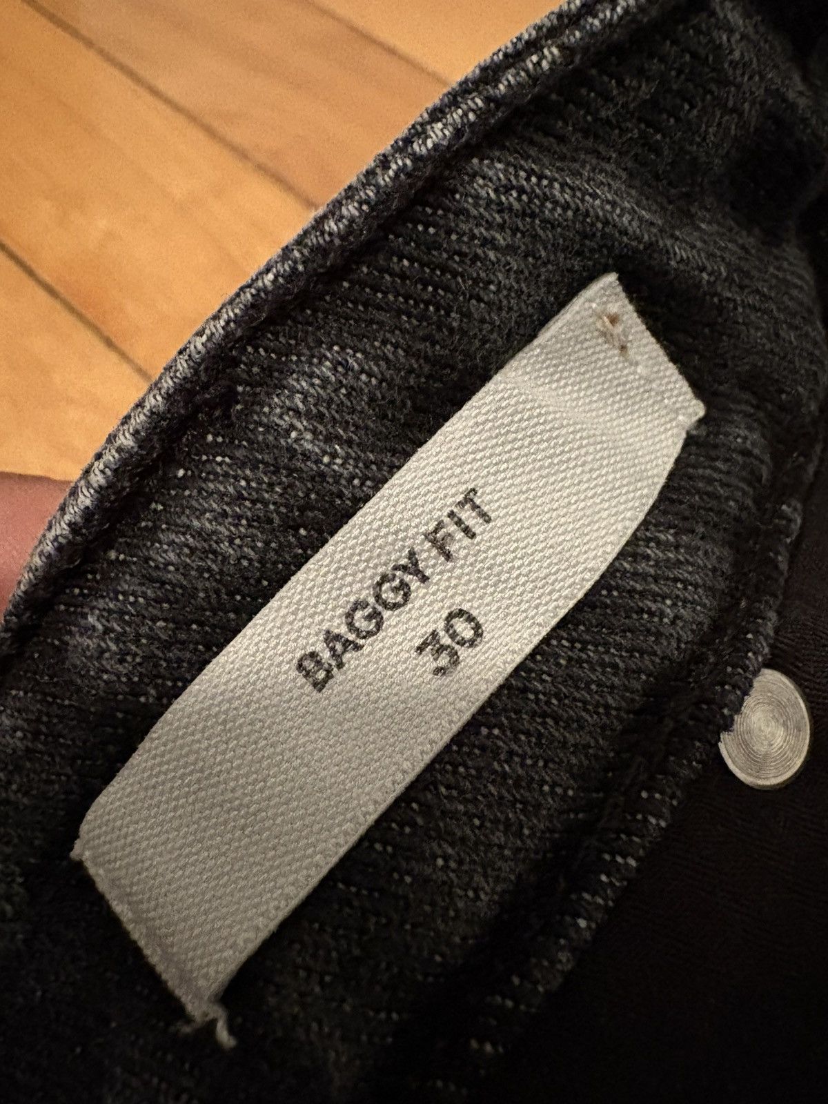 AMI Ami Alexandre Mattiussi dark grey baggy loose fit denim Size US 30 / EU 46 - 8 Thumbnail