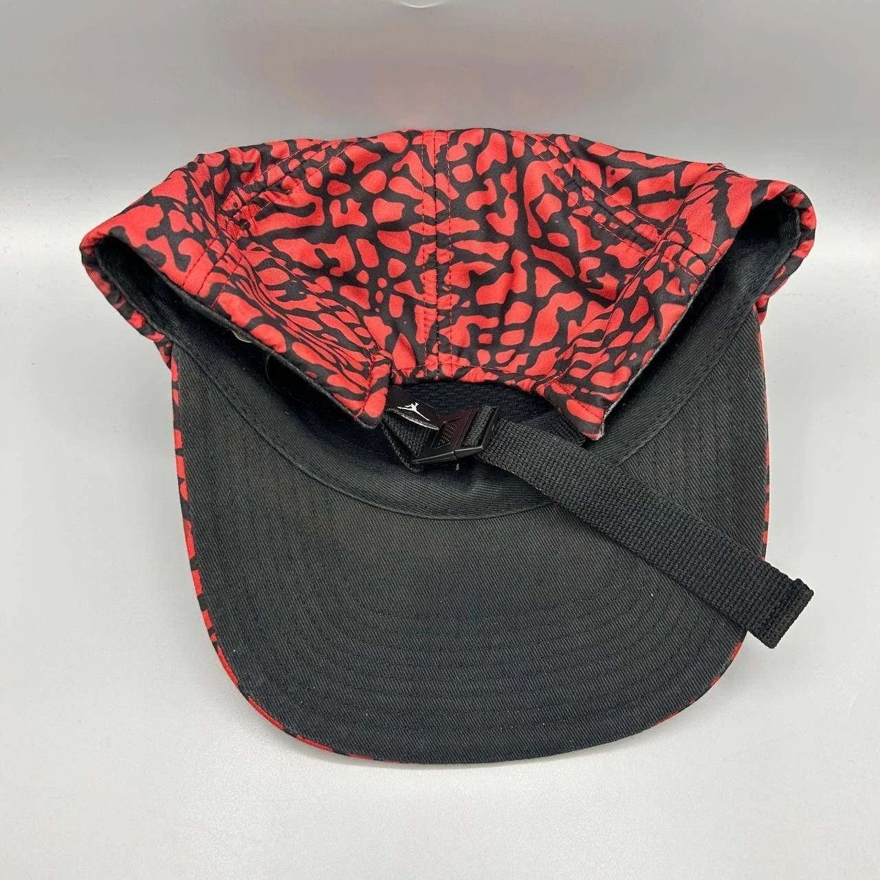 Jordan Brand Air Jordan 5 Panel Hat Men Red Cement Elephant Strap Back Size ONE SIZE - 8 Thumbnail
