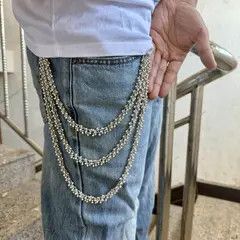 VIBE Streetwear Eye Trippy Evil Jewerly Necklace Chain Art Size ONE SIZE - 2 Thumbnail