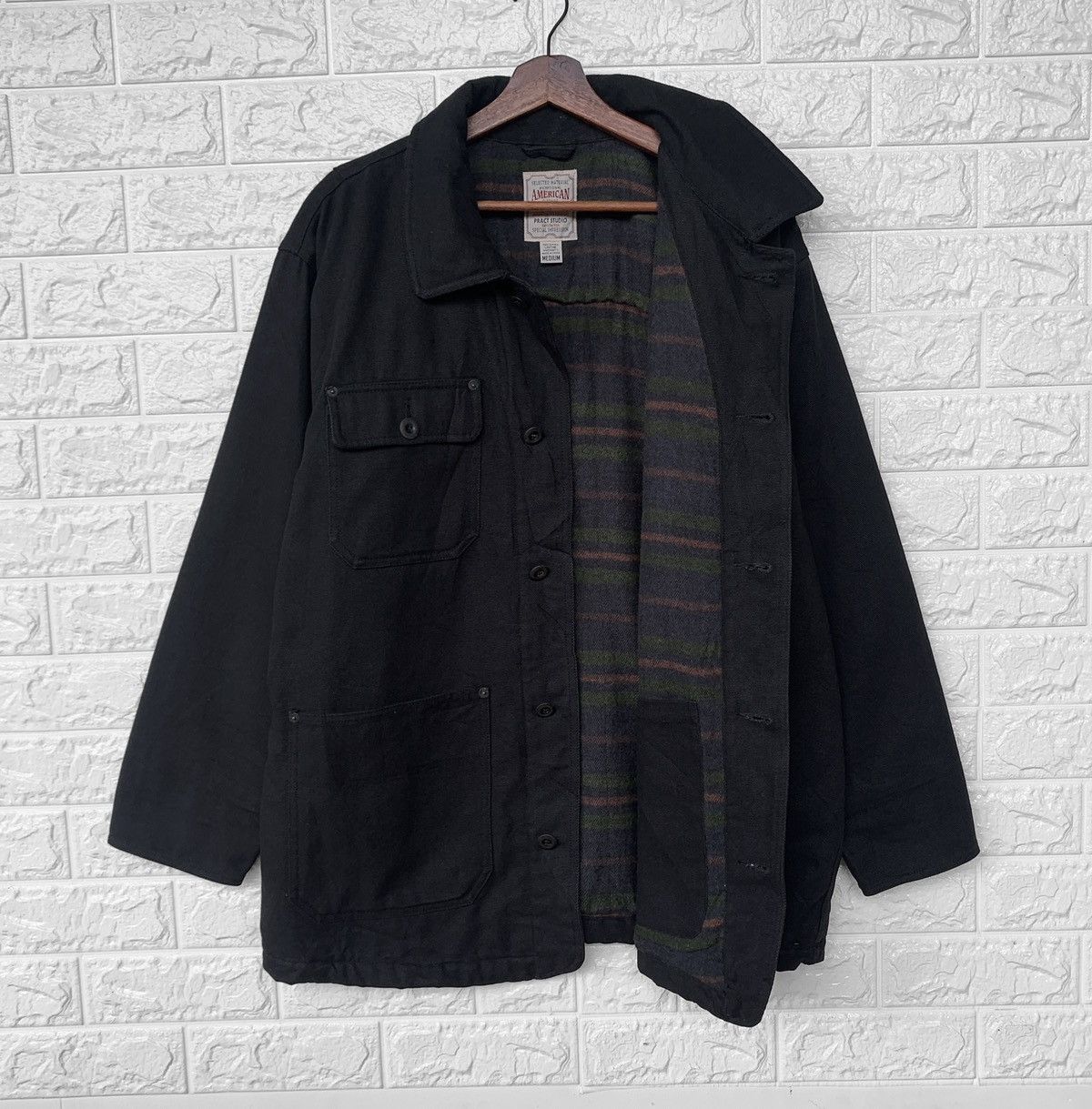 Vintage Pract Studio Blanket Workwear Chore Jacket Size US L / EU 52-54 / 3 - 1 Thumbnail