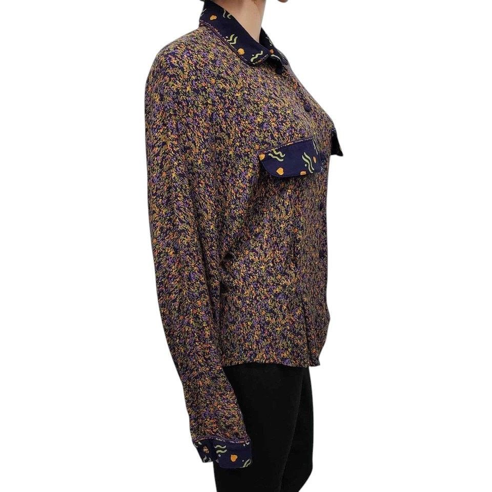Vintage Vintage 90's Marsha Brander for COMPONIX Abstract Top 10 Size M / US 6-8 / IT 42-44 - 7 Thumbnail
