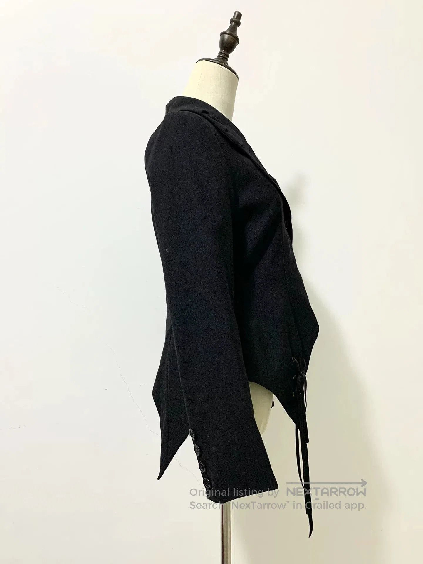 Vivienne Westwood black heart collar blazer jacket. Size M / US 6-8 / IT 42-44 - 5 Thumbnail