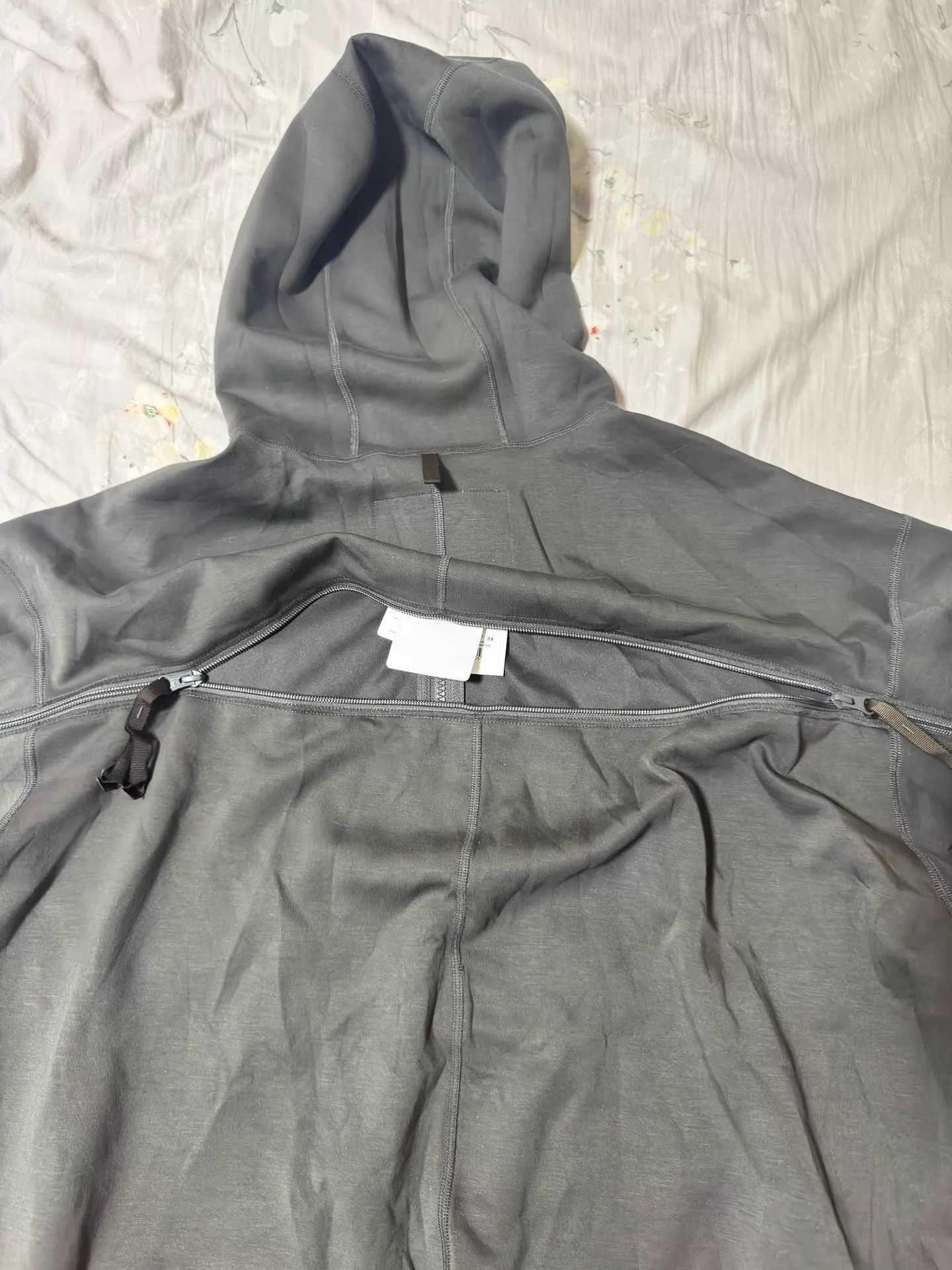 N.Hoolywood n.hoolywood 23ss military patch half-zip wide hoodie gray M Size US M / EU 48-50 / 2 - 8 Thumbnail