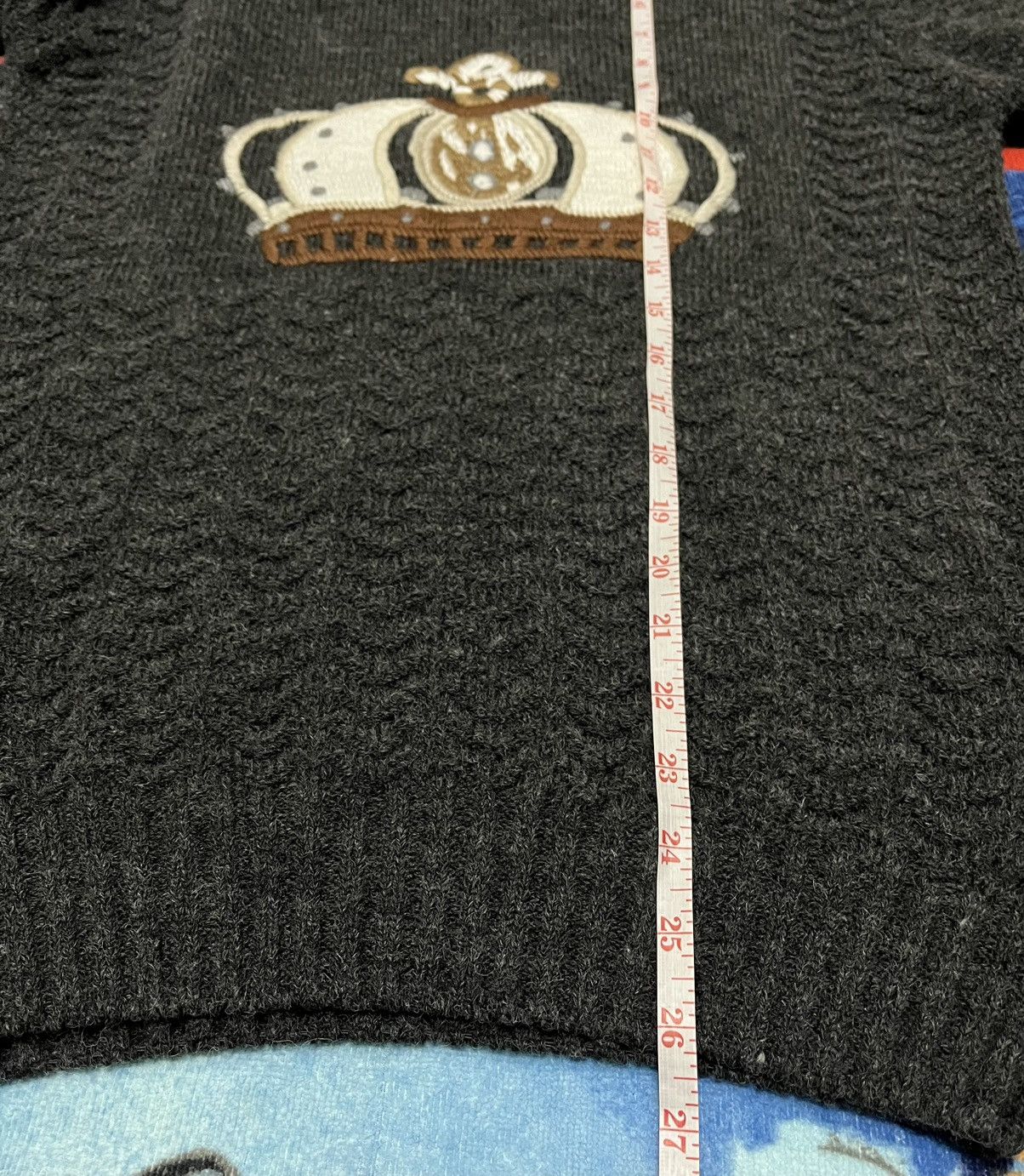 Dolce & Gabbana × Vintage Vintage DOLCE & GABBANA 100% Wool Sweatshirt/Knitwear Rare Size US S / EU 44-46 / 1 - 14 Thumbnail