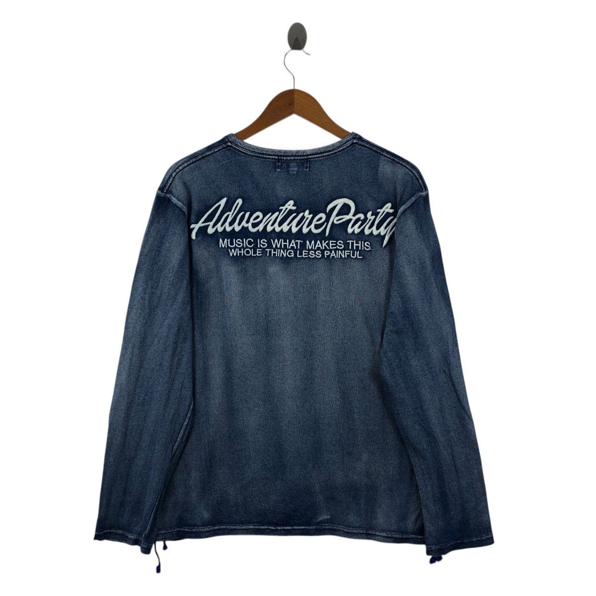 In The Attic IN THE ATTIC Long Sleeve Indigo Dye Size US XXL / EU 58 / 5 - 4 Thumbnail