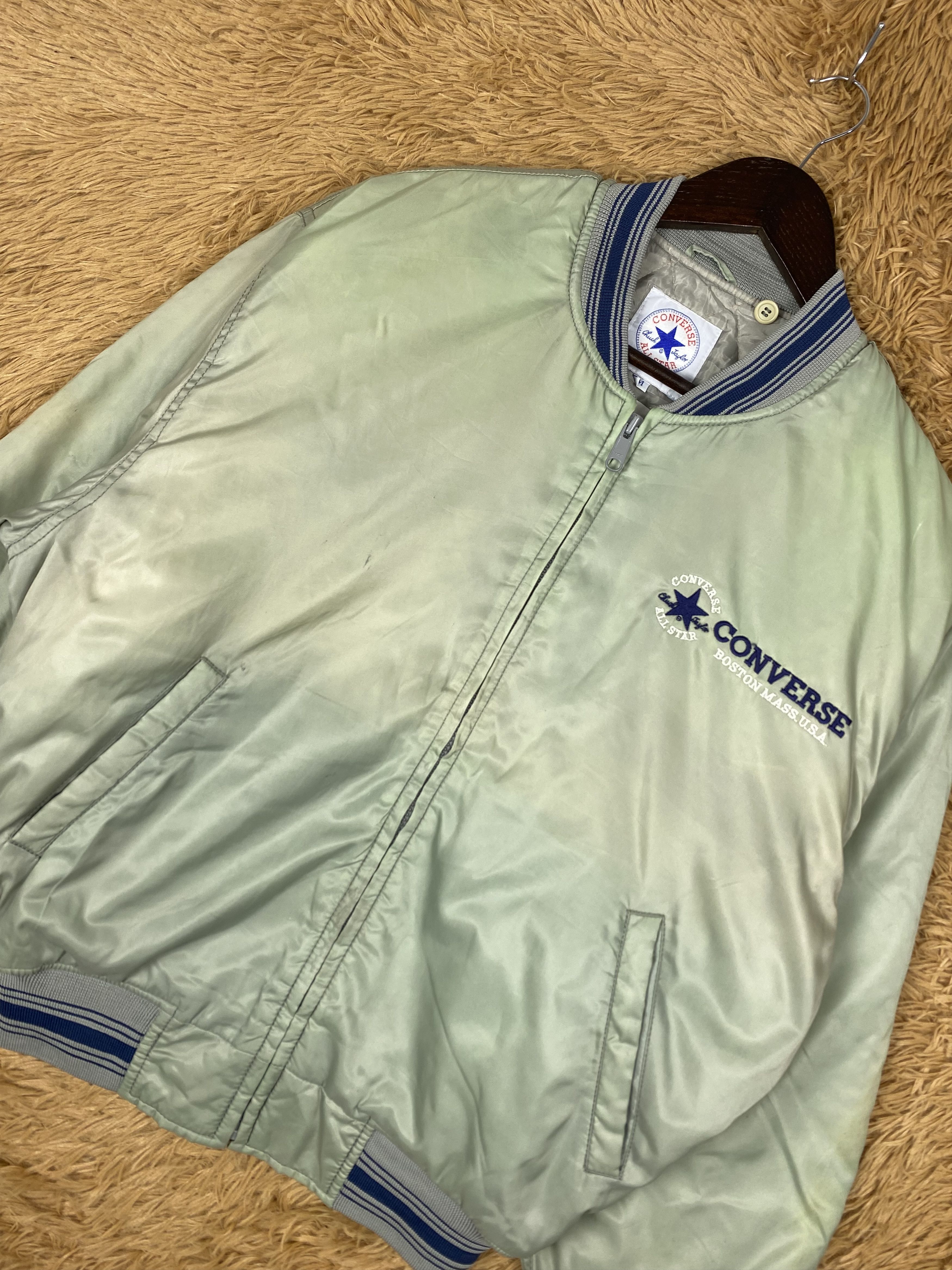 Converse Vintage Converse Quilted Lining Bombers Jacket DJ0631 Size US M / EU 48-50 / 2 - 2 Thumbnail