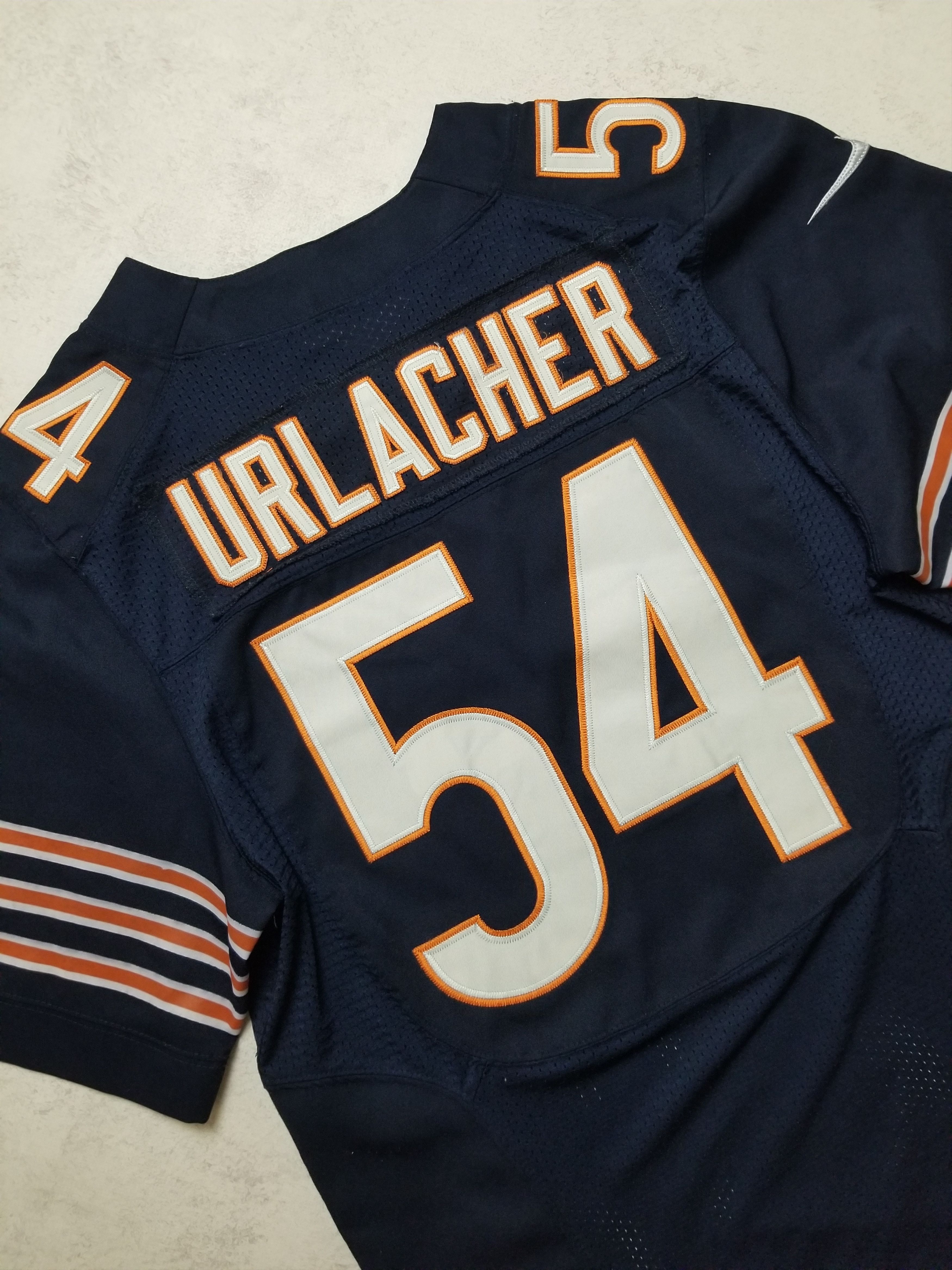 Nike On Field Elite Brian Urlacher #54 Sewn Chicago Bears Jersey Size US S / EU 44-46 / 1 - 6 Thumbnail