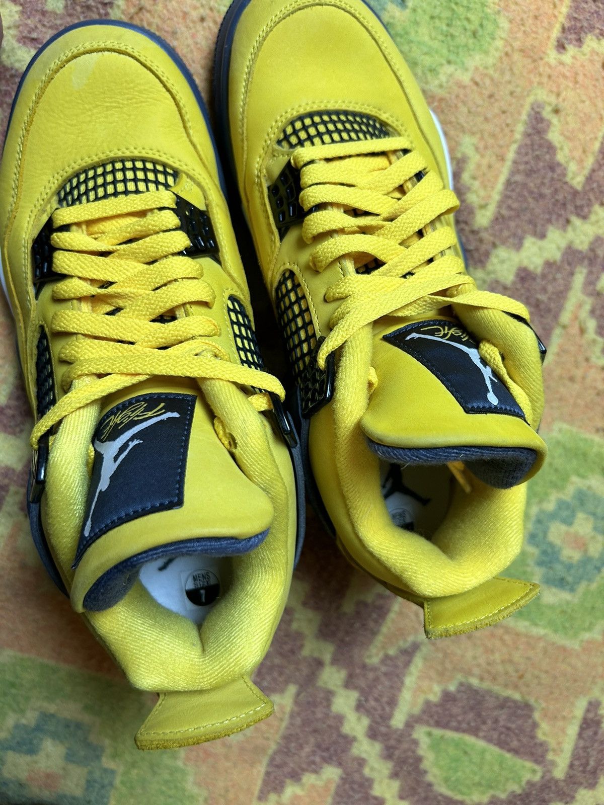 Jordan Brand Air Jordan 4 Retro 'Lightning' 2021 Yellow Size US 7 / EU 40 - 5 Thumbnail
