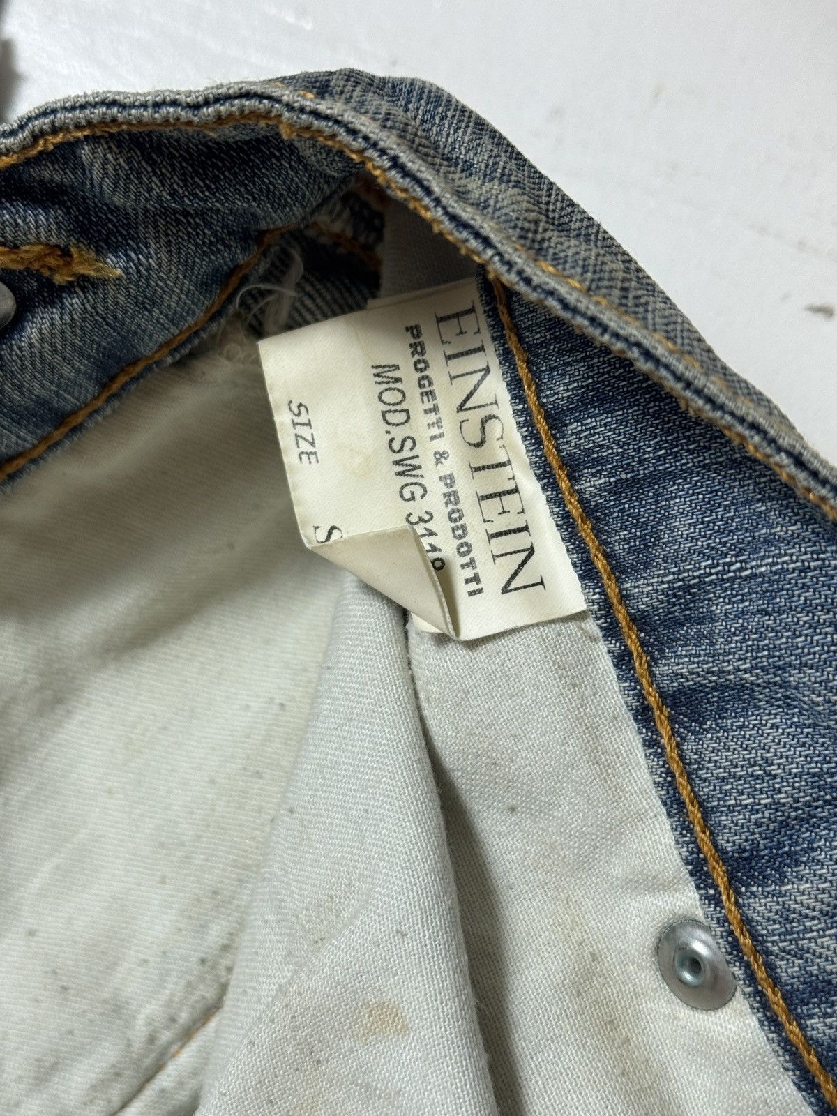 Other VINTAGE SEXY WOMAN AVANT GARDE DENIM SKIRT Size 30" / US 8 / IT 44 - 9 Thumbnail