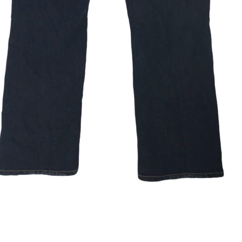 Vintage American Rag Cie Jeans Women 1 Short Boot Cut Denim Blue Dark Wash Stretch 29 Waist 28 Inseam Womens Size 29" - 3 Thumbnail