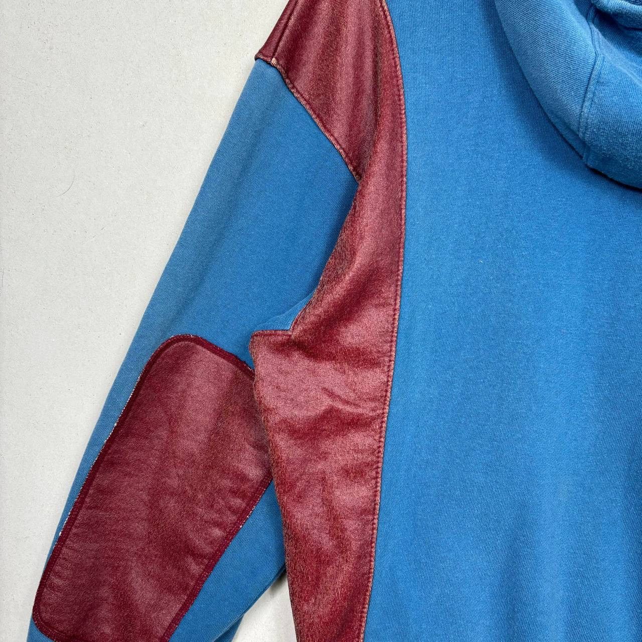Ford Vintage Ford Leather Panel Hoodie Sweatshirt 90s Streetwear Size US M / EU 48-50 / 2 - 5 Thumbnail