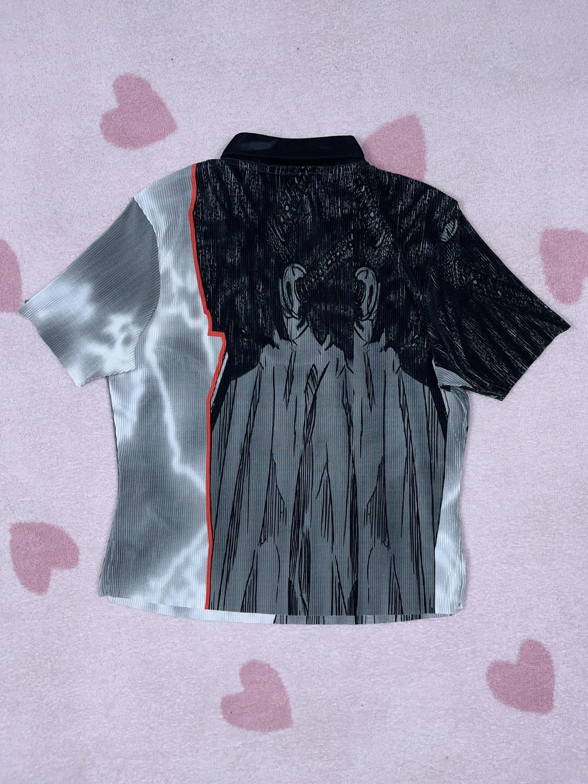 Vintage ➕ vintage pleated samurai studded jersey tee cycling style Size US S / EU 44-46 / 1 - 2 Thumbnail