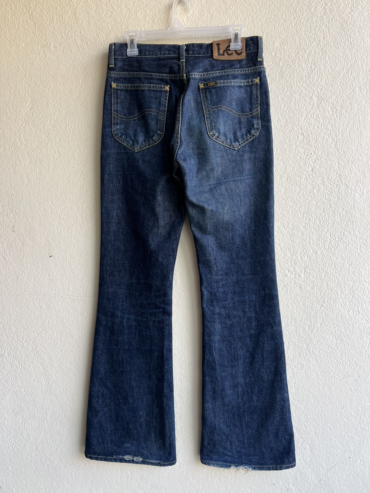 Lee Vintage Y2K Lee Riders Blue Denim Super Flare Jeans Size US 30 / EU 46 - 24 Thumbnail