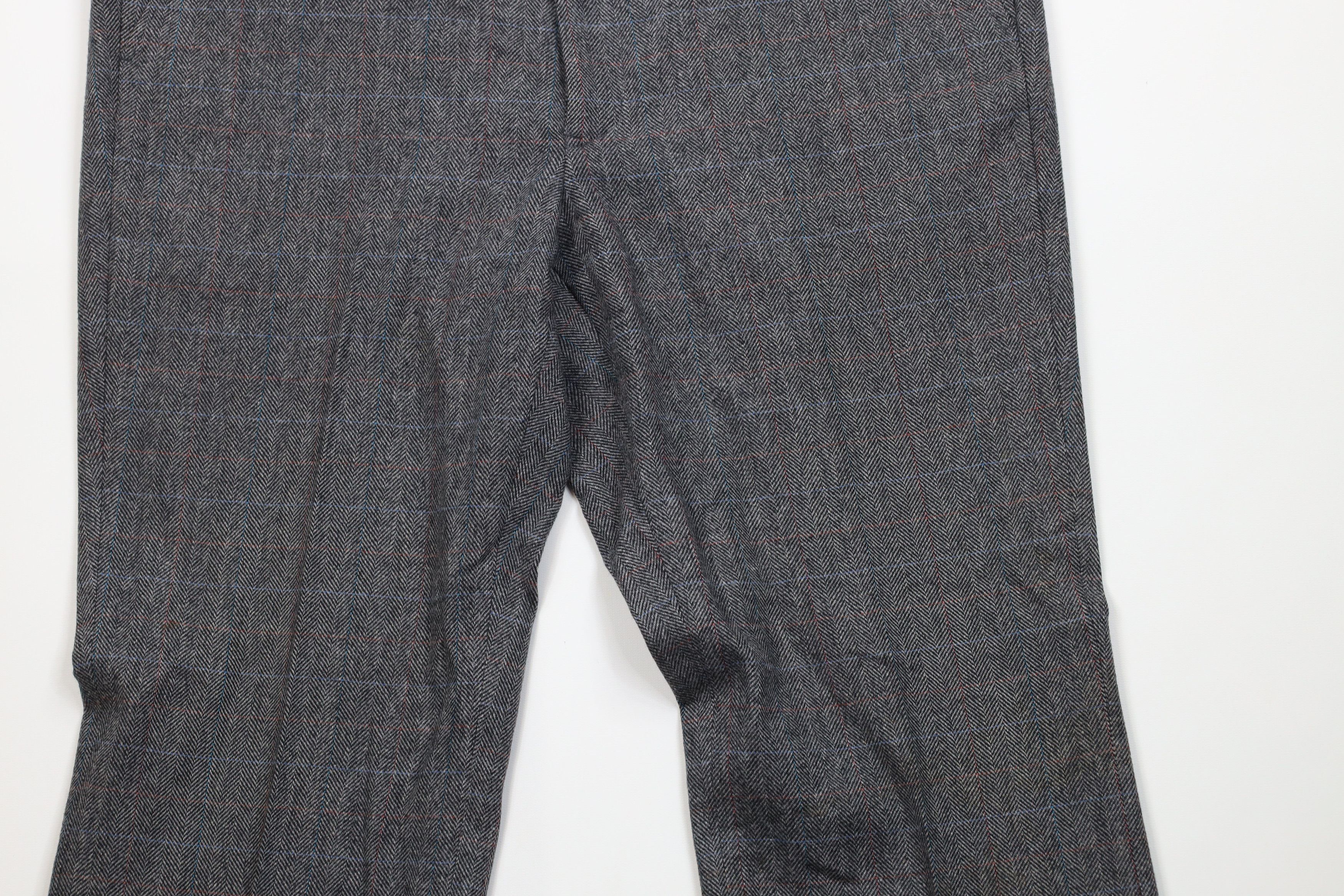 Vintage Vintage 70s Streetwear Herringbone Wide Leg Chino Pants USA Size US 40 / EU 56 - 3 Thumbnail