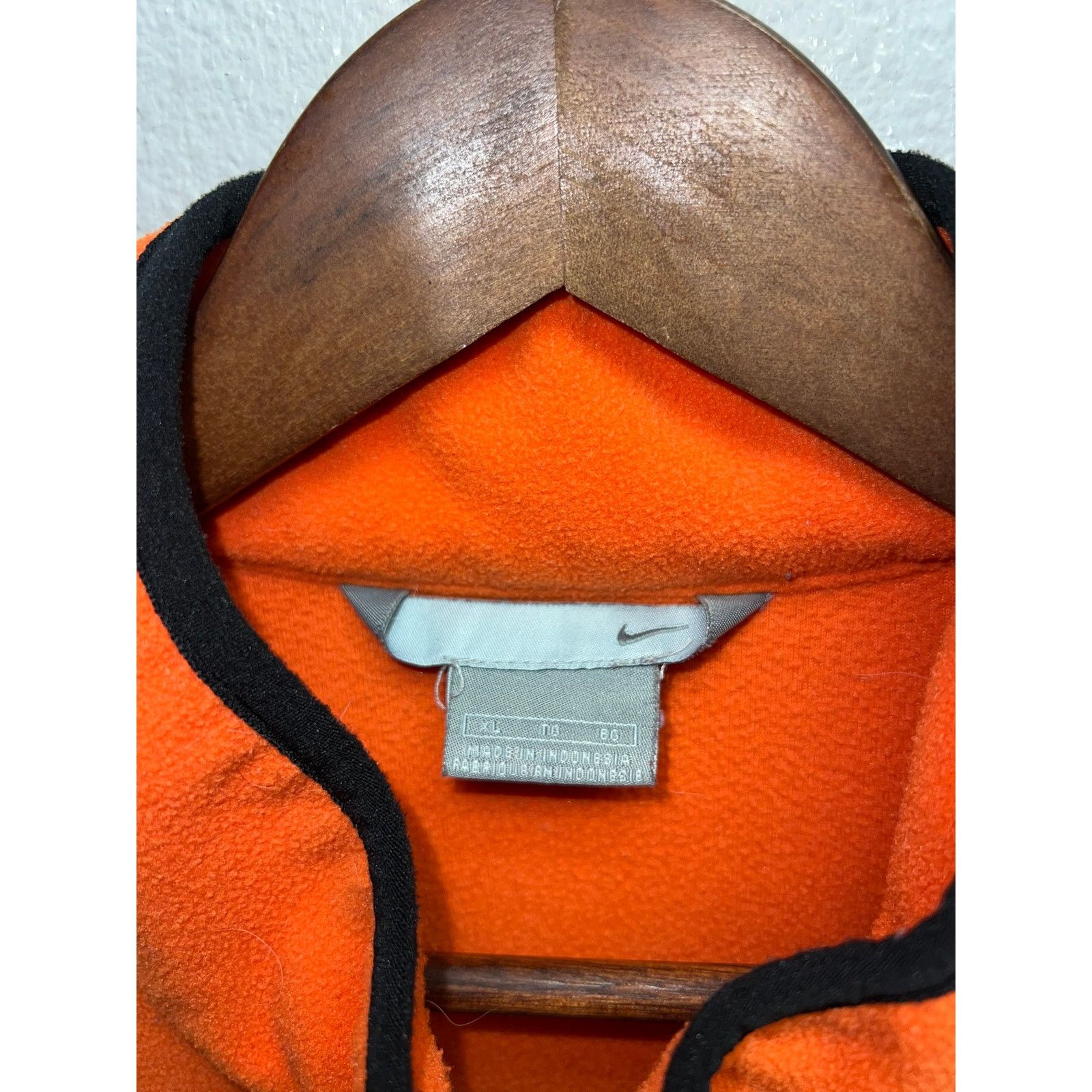 Vintage Vintage Orange Nike Sweatshirt Fleece 1/2 Zip Jacket VTG XL Size US XL / EU 56 / 4 - 6 Thumbnail