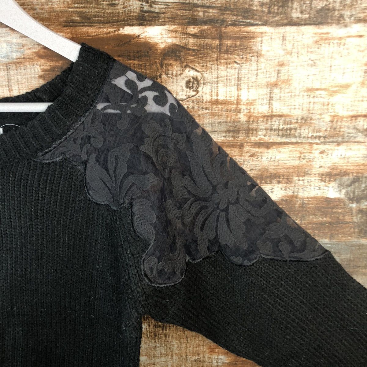 Homespun Knitwear × Japanese Brand × Vintage Philler Black vintage Knitwear #A1295 Size L / US 10 / IT 46 - 10 Thumbnail