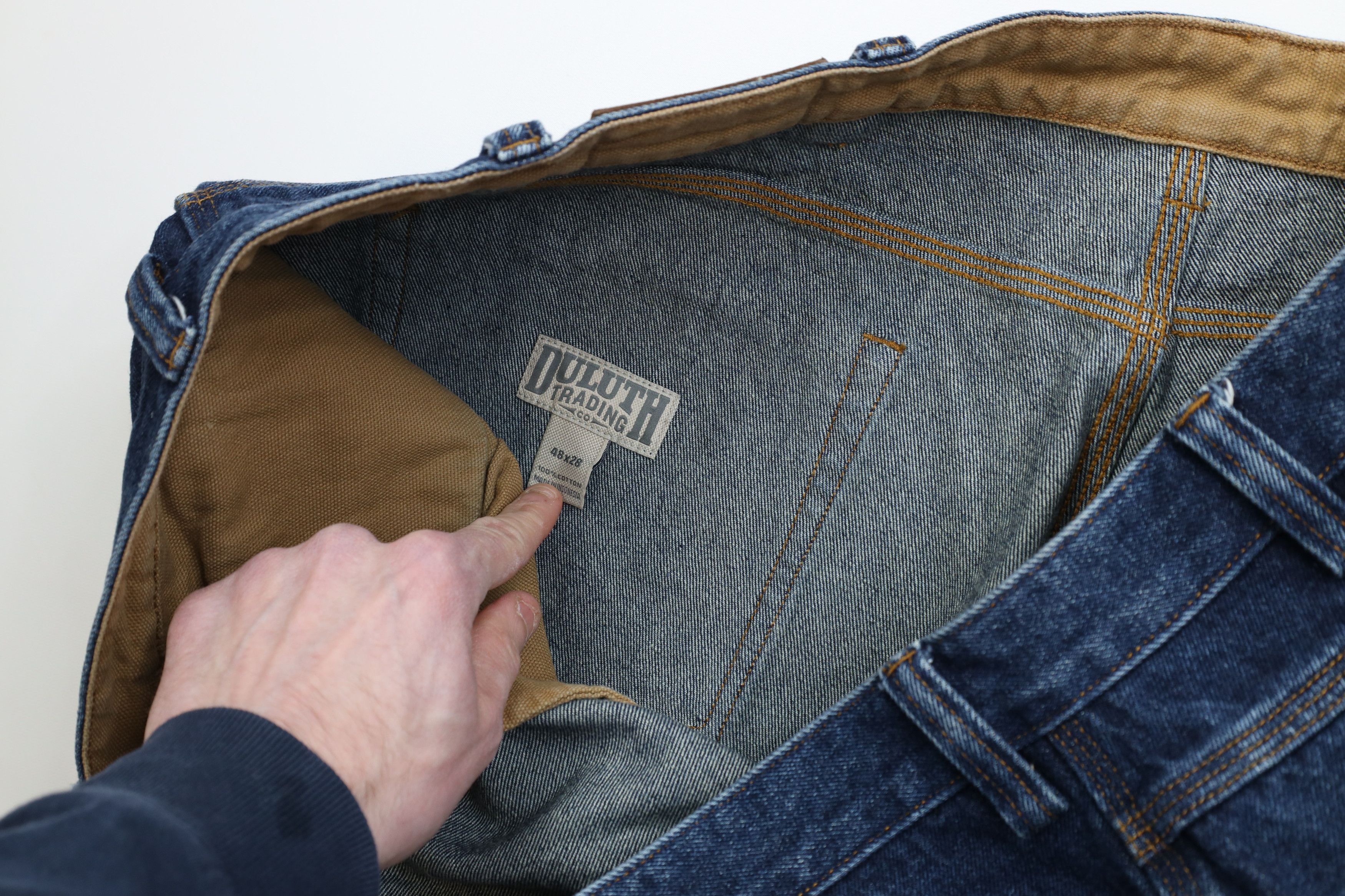 Duluth Trading Company Duluth Trading Co Relaxed Flex Firehose 5 Pocket Denim Jeans Size US 44 / EU 60 - 10 Thumbnail