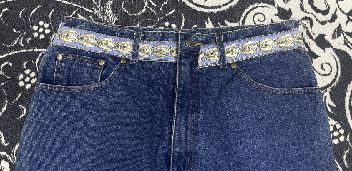 MCM 90s MCM DENIM BAGGY JEANS RARE DESIGN Size US 30 / EU 46 - 6 Thumbnail