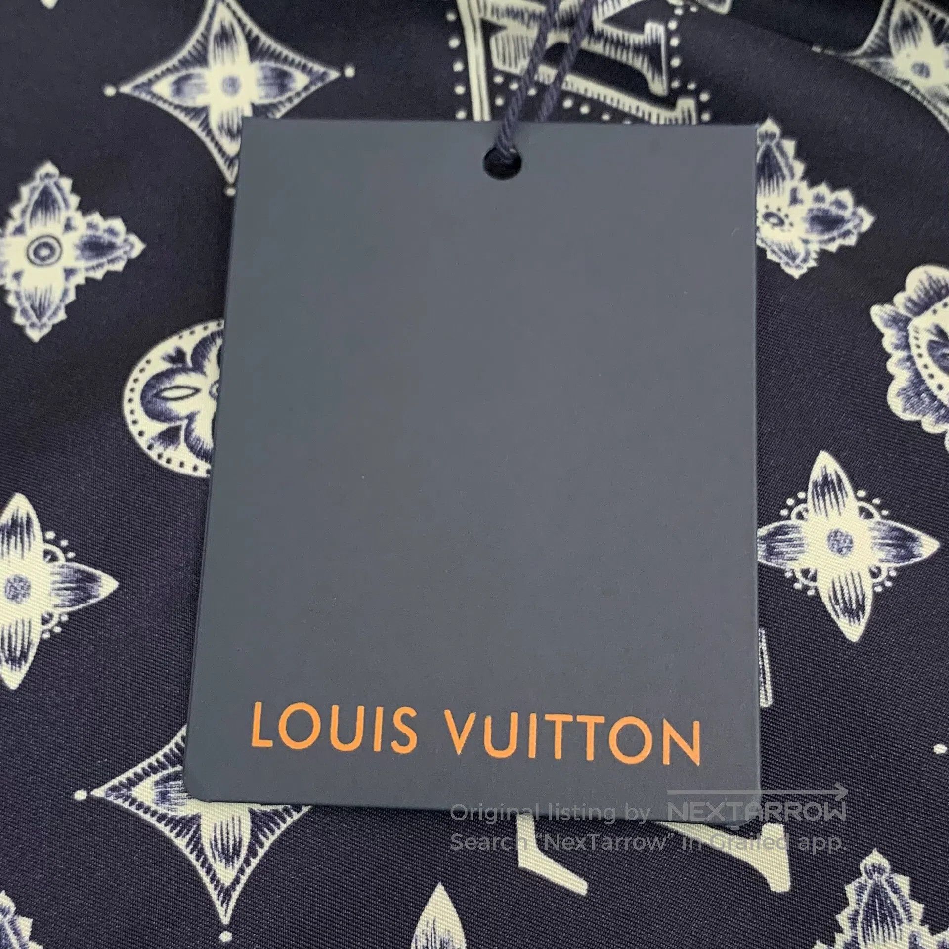 Louis Vuitton Louis Vuitton Dark Blue Monogram Printed Two-Way Zipper Ja Size US S / EU 44-46 / 1 - 6 Thumbnail