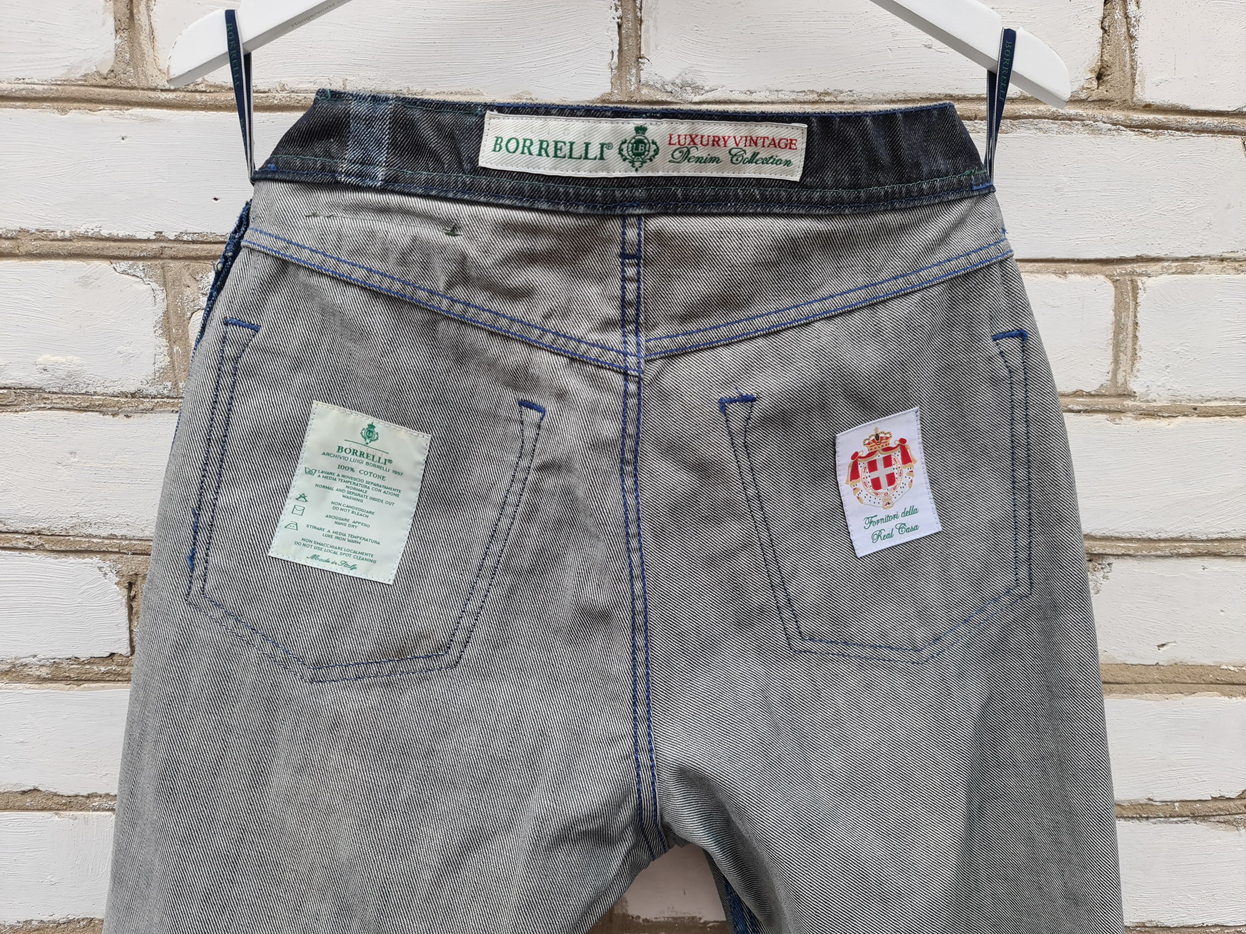 Luigi Borrelli Luigi Borelli Blue Denim Jeans Pants Size US 34 / EU 50 - 7 Thumbnail