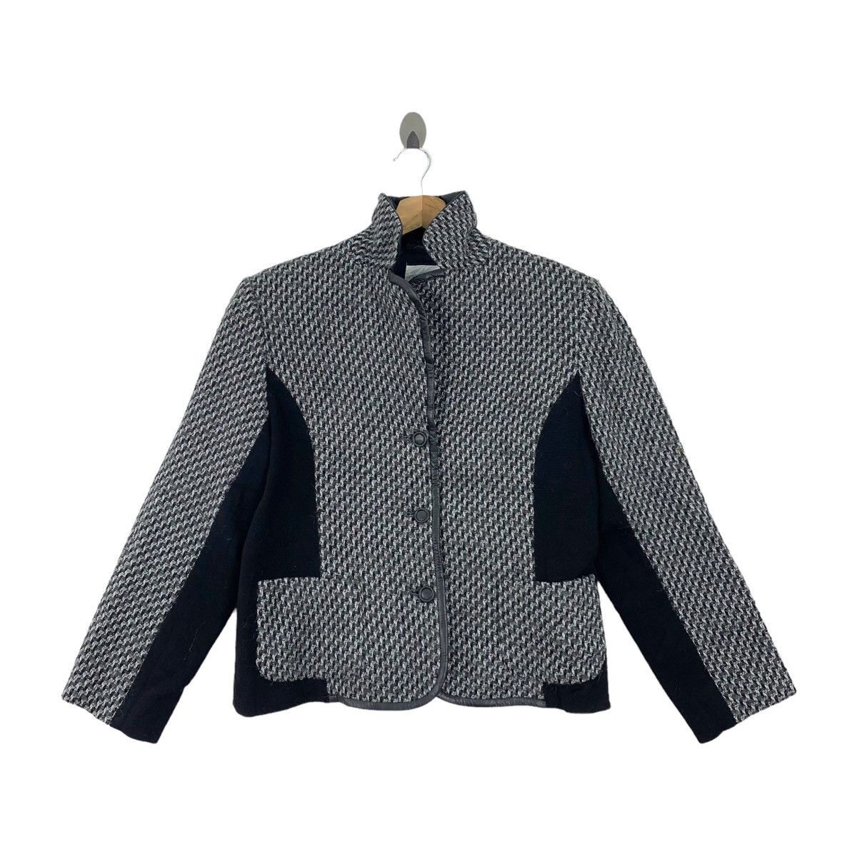 Vintage Vintage PRODIGAL Fashion Designer Wool Tweed Coat Jacket Size S / US 4 / IT 40 - 1 Thumbnail