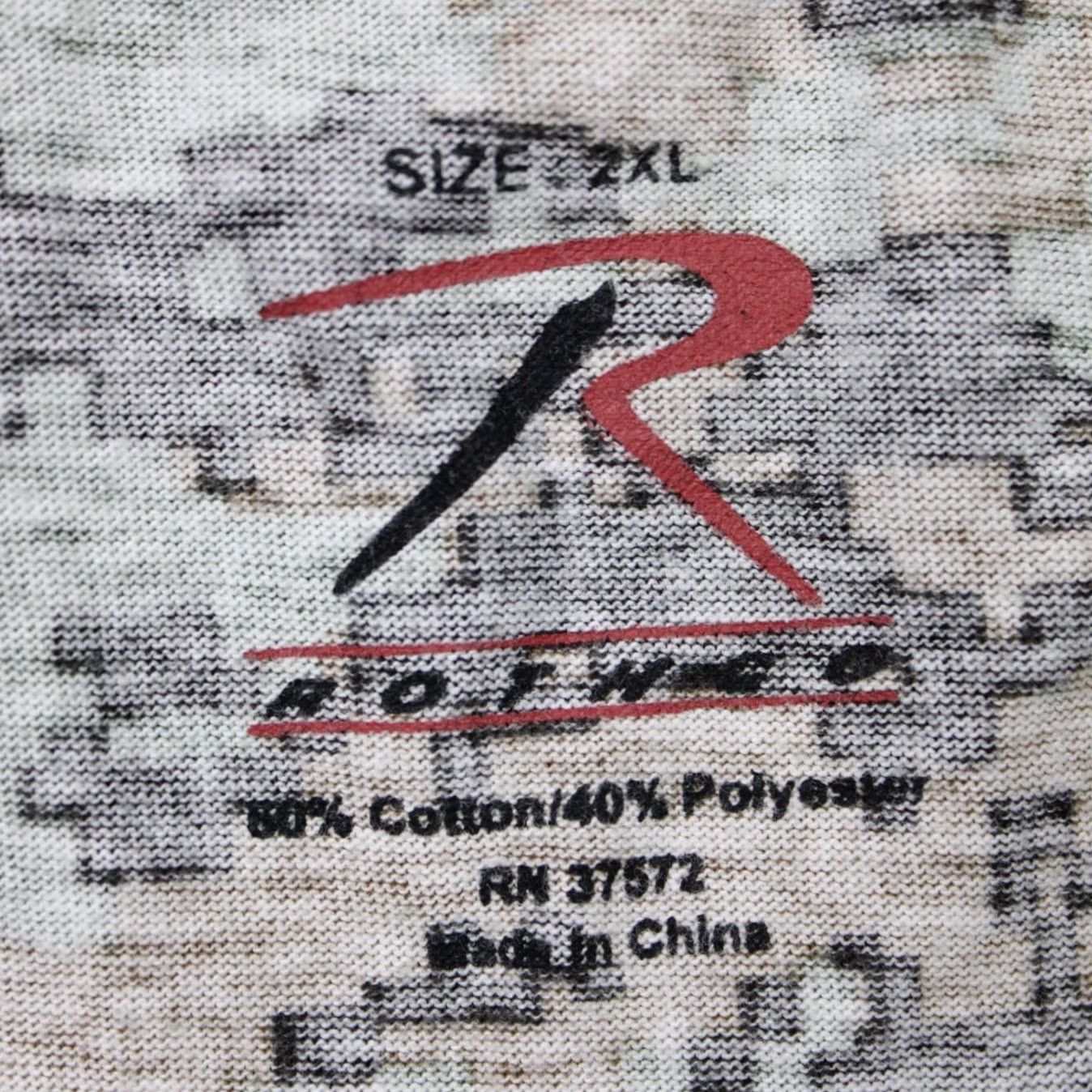 Rothco ROTHCO Shirt Men 2XL Green Camo Cotton/Poly Short Sleeve Crew Neck Tagless Pocketless T-Shirt Men Size US XXL / EU 58 / 5 - 5 Thumbnail