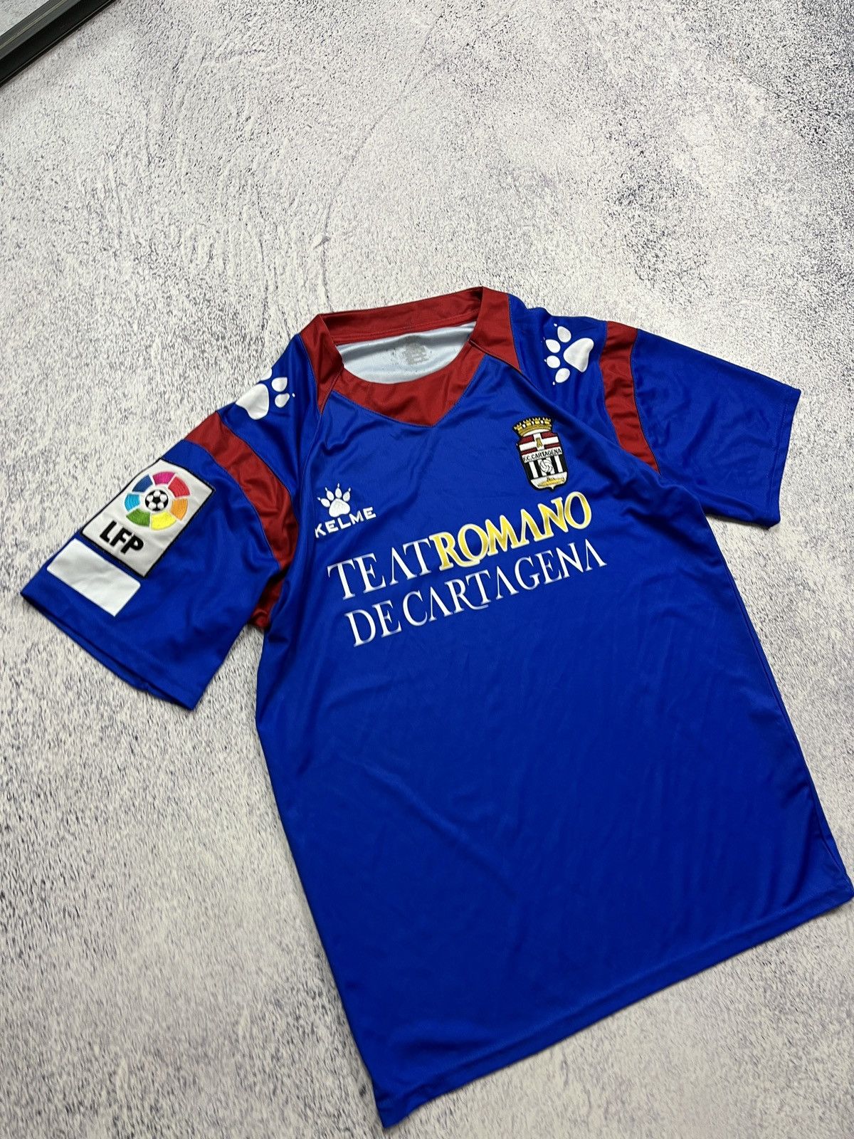 Vintage Vintage Kelme F.C Cartagena 2011 Home Soccer Jersey Football Size US S / EU 44-46 / 1 - 4 Thumbnail