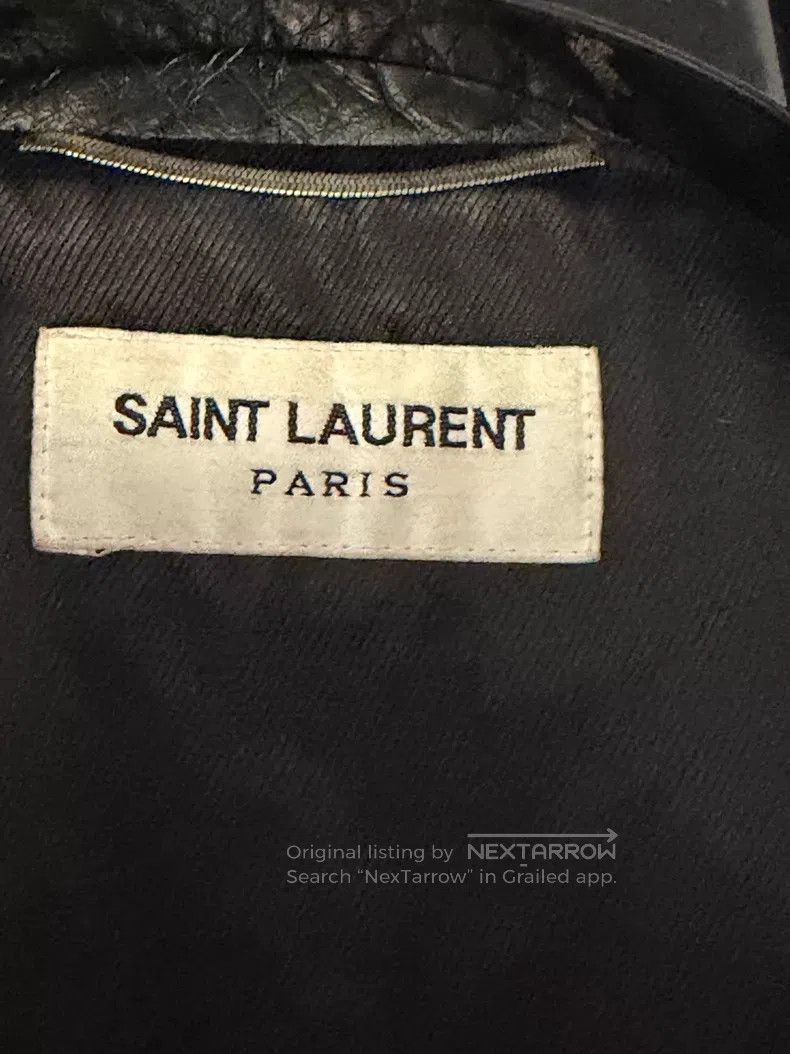 Saint Laurent Paris Saint Laurent Paris Medal Knight Leather Jacket i Size US M / EU 48-50 / 2 - 4 Thumbnail