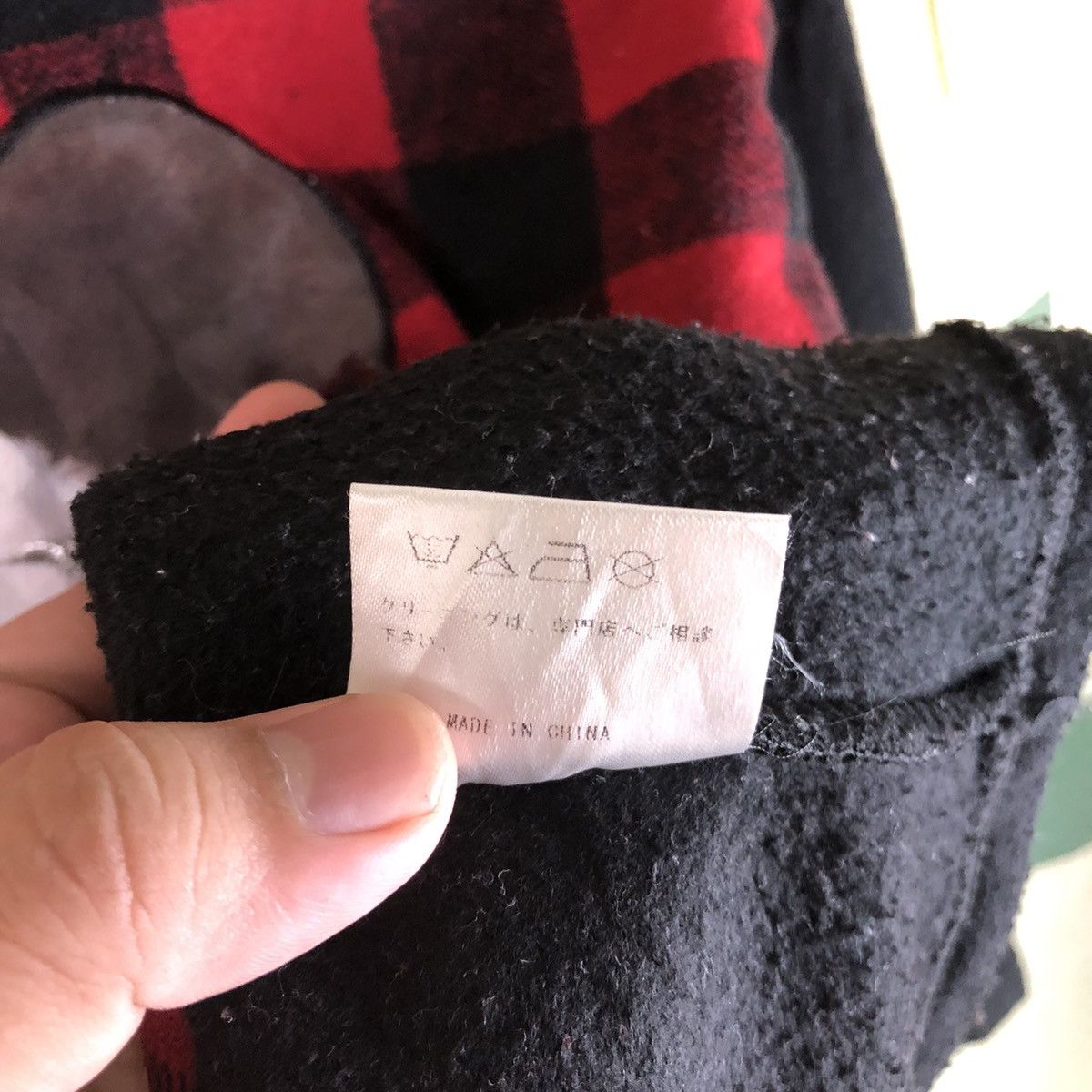 Japanese Brand Panda and A Bear Red checkered Sweatshirt #7468 Size L / US 10 / IT 46 - 11 Thumbnail