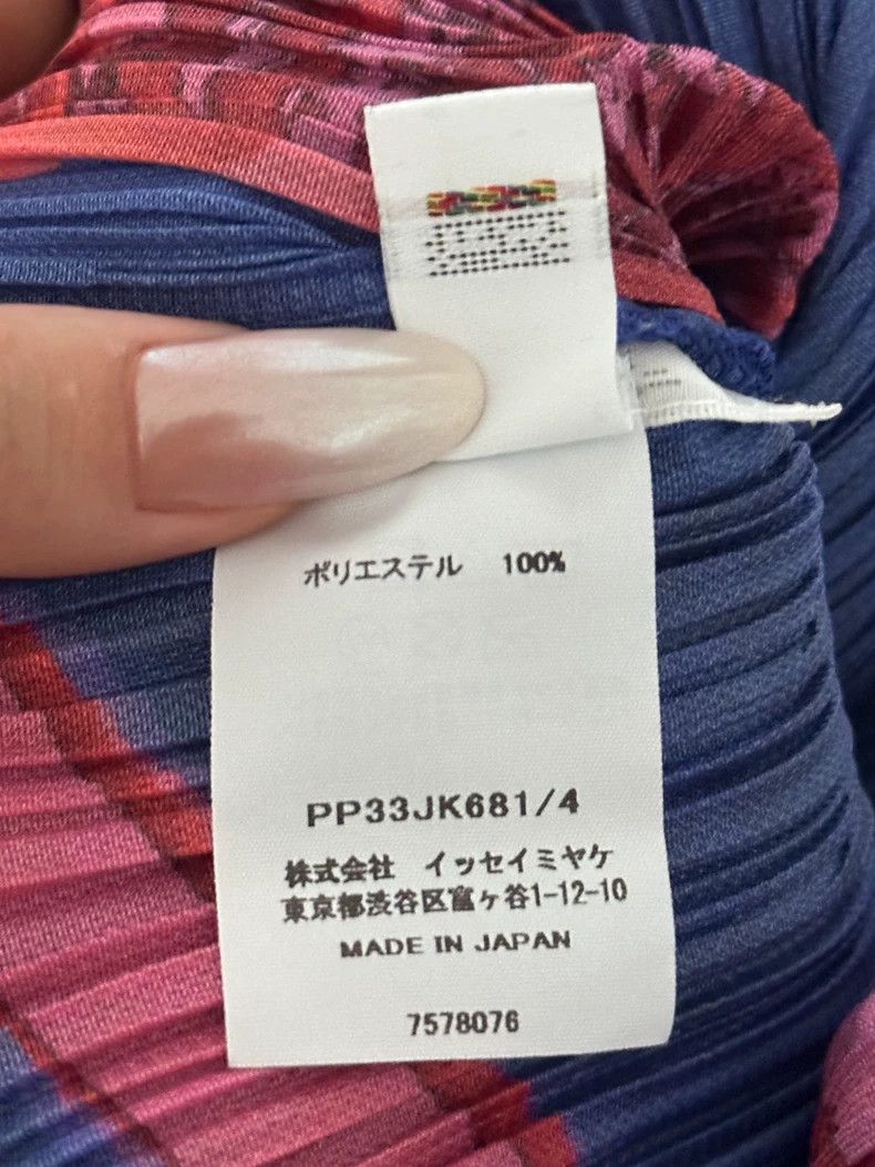 Other Issey Miyake size:4 Blue pleated long-sleeved shirt Size XS / US 0-2 / IT 36-38 - 4 Thumbnail