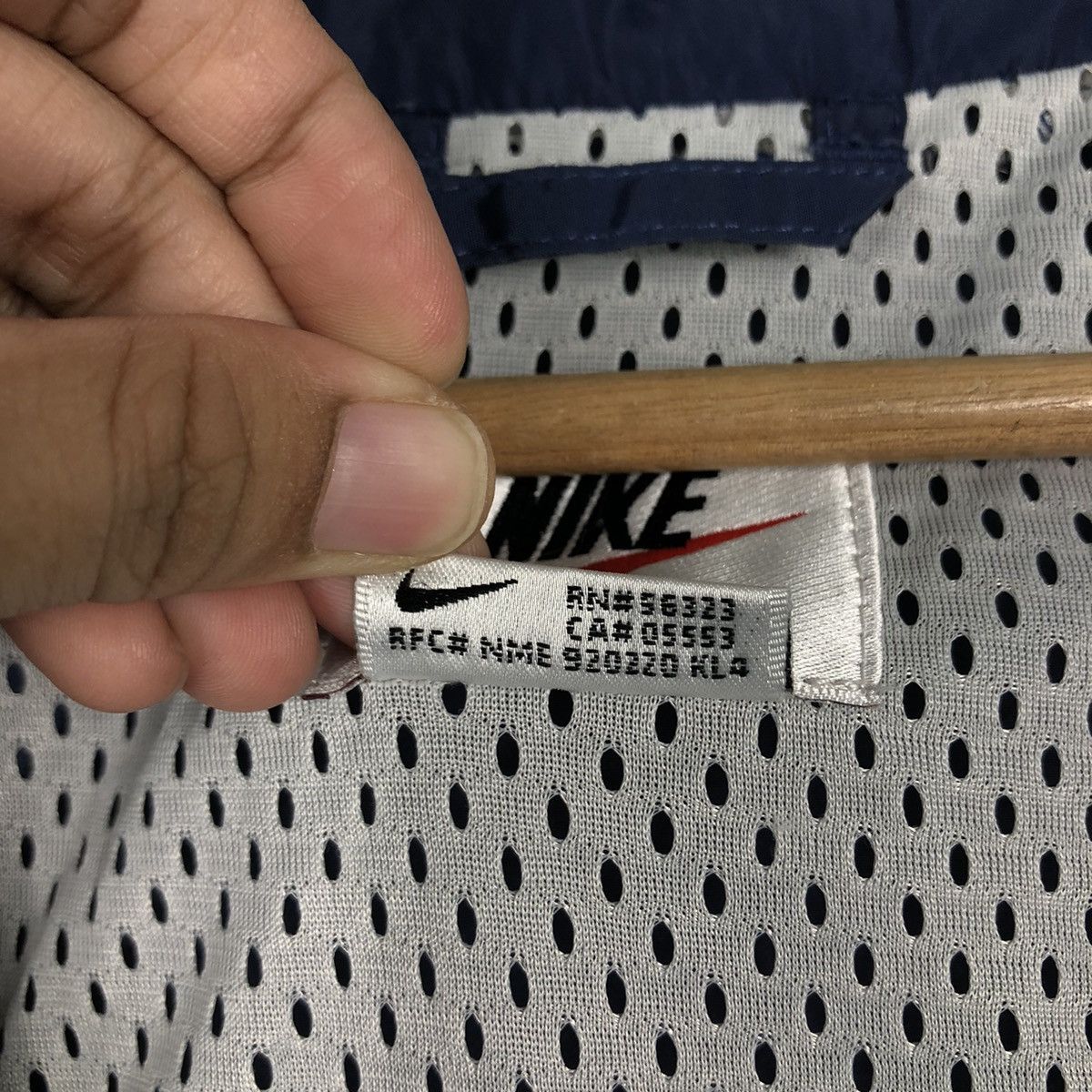 Nike 🔥Vintage Nike Winbreaker Anorak Centre Logo Big Swoosh Size US XL / EU 56 / 4 - 16 Thumbnail