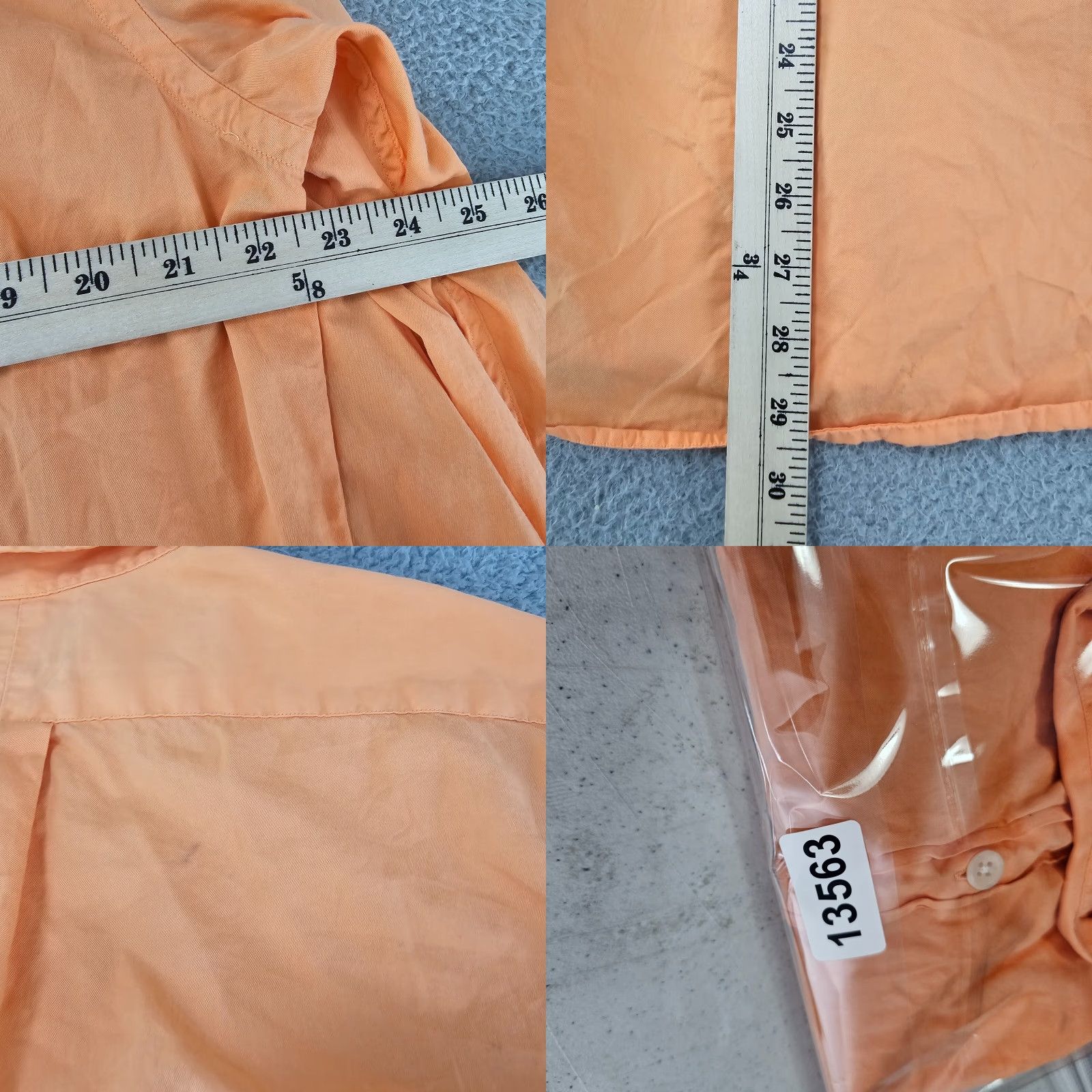Polo Ralph Lauren Polo Ralph Lauren Shirt Mens Large Orange Beach Twill Stretch Long Sleeve Pony Size US L / EU 52-54 / 3 - 8 Thumbnail