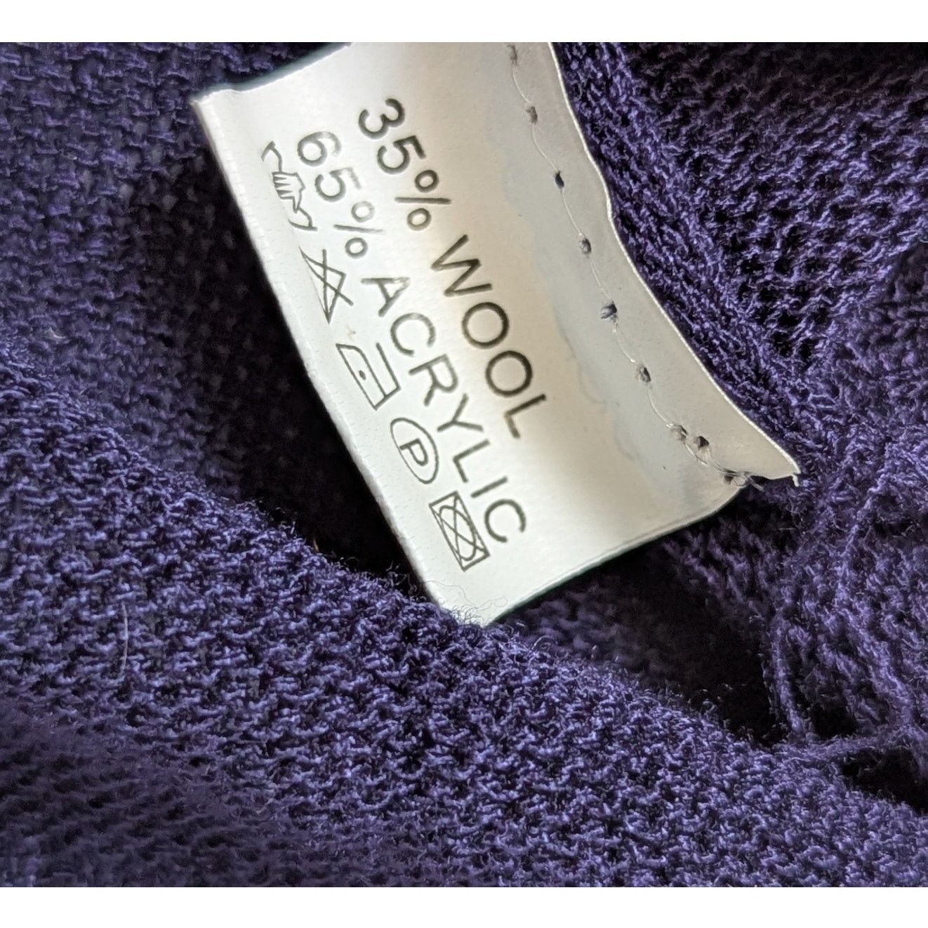 Other Wool Blend Cutout Color Block Deconstructed Sweater Blue Size S / US 4 / IT 40 - 9 Thumbnail