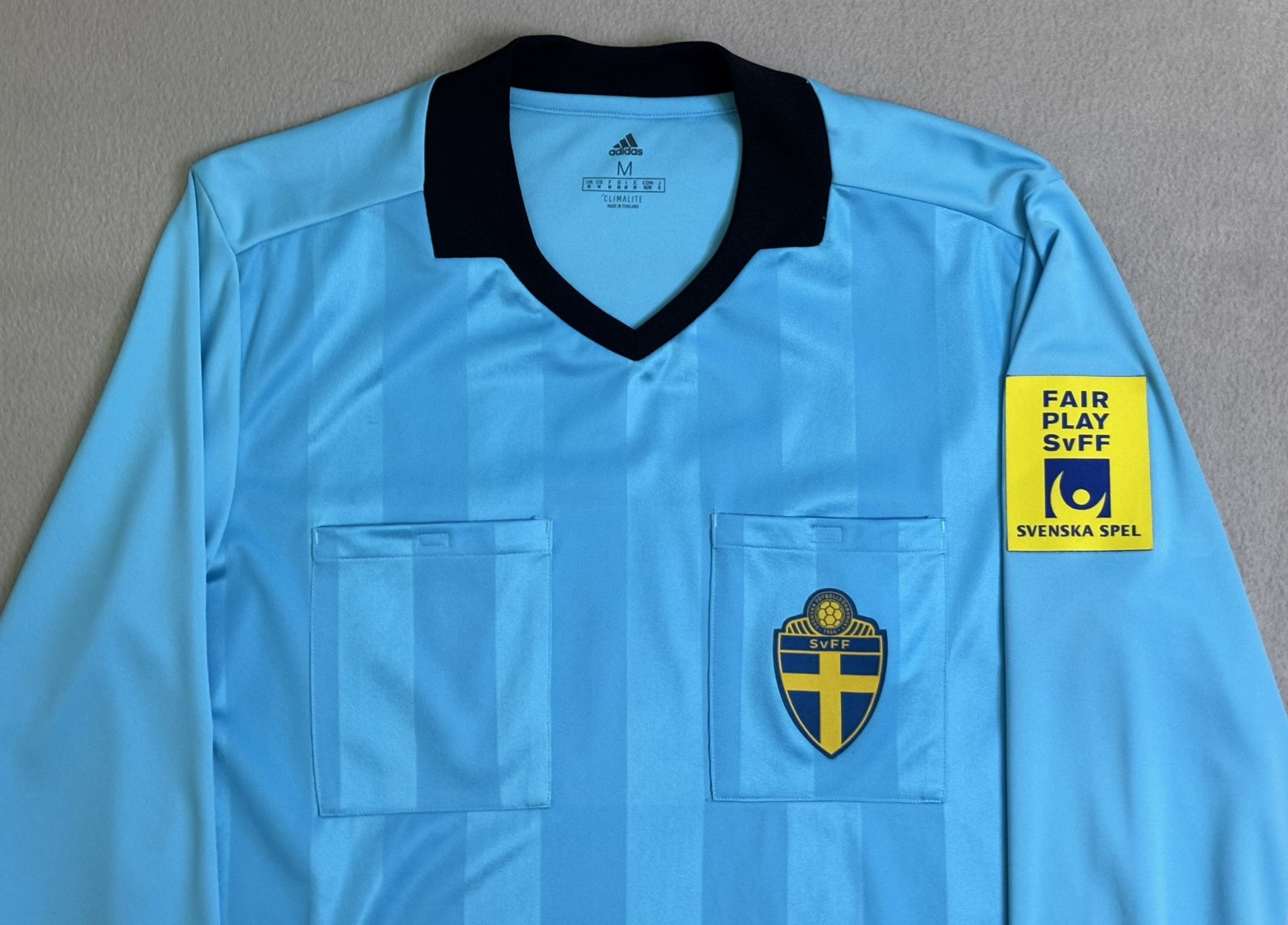 Adidas Sweden 2017/2018 Adidas Referee Shirt Size M Size US M / EU 48-50 / 2 - 6 Thumbnail