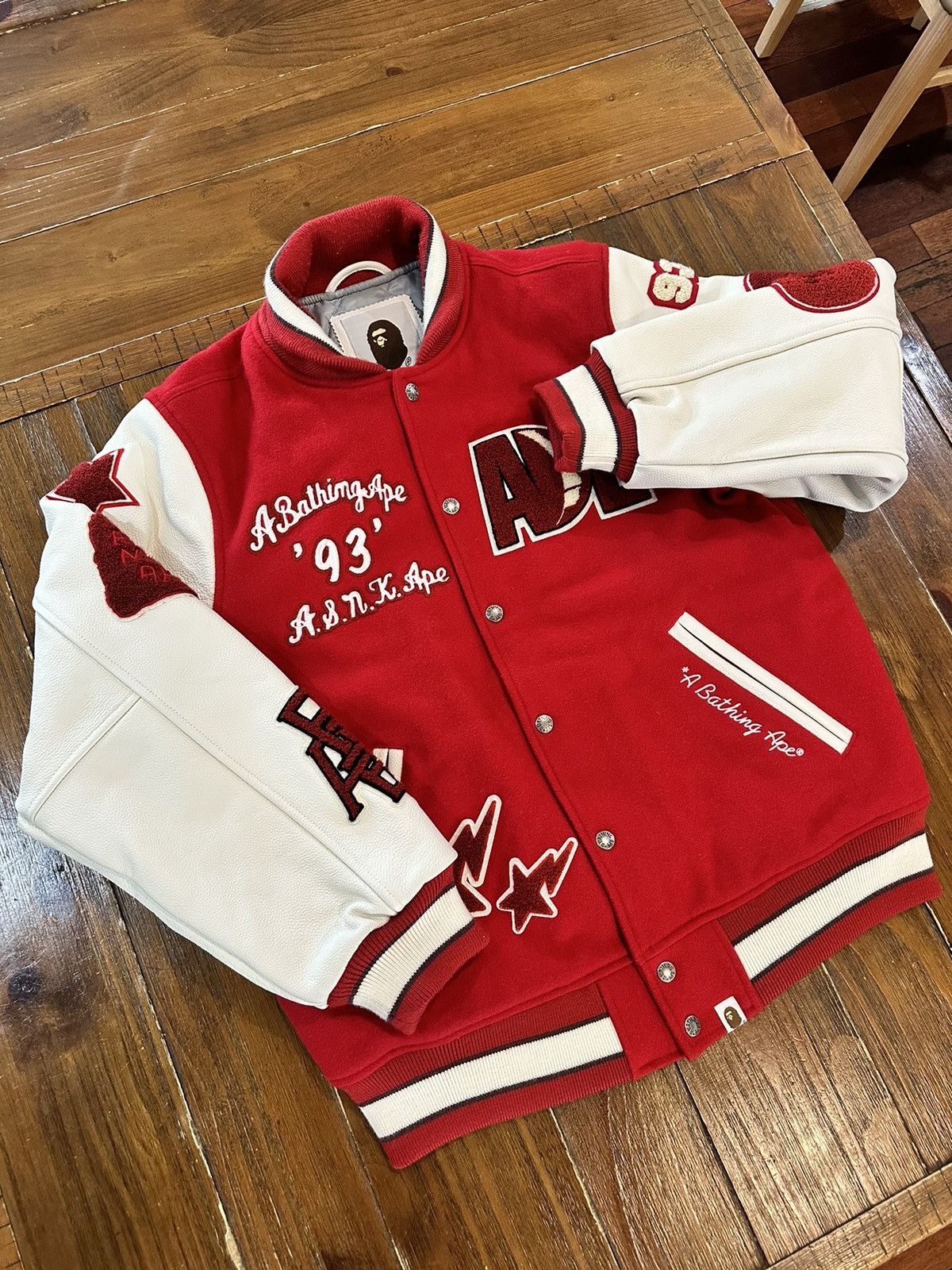 Bape Bape varsity 2023 Size US L / EU 52-54 / 3 - 1 Thumbnail