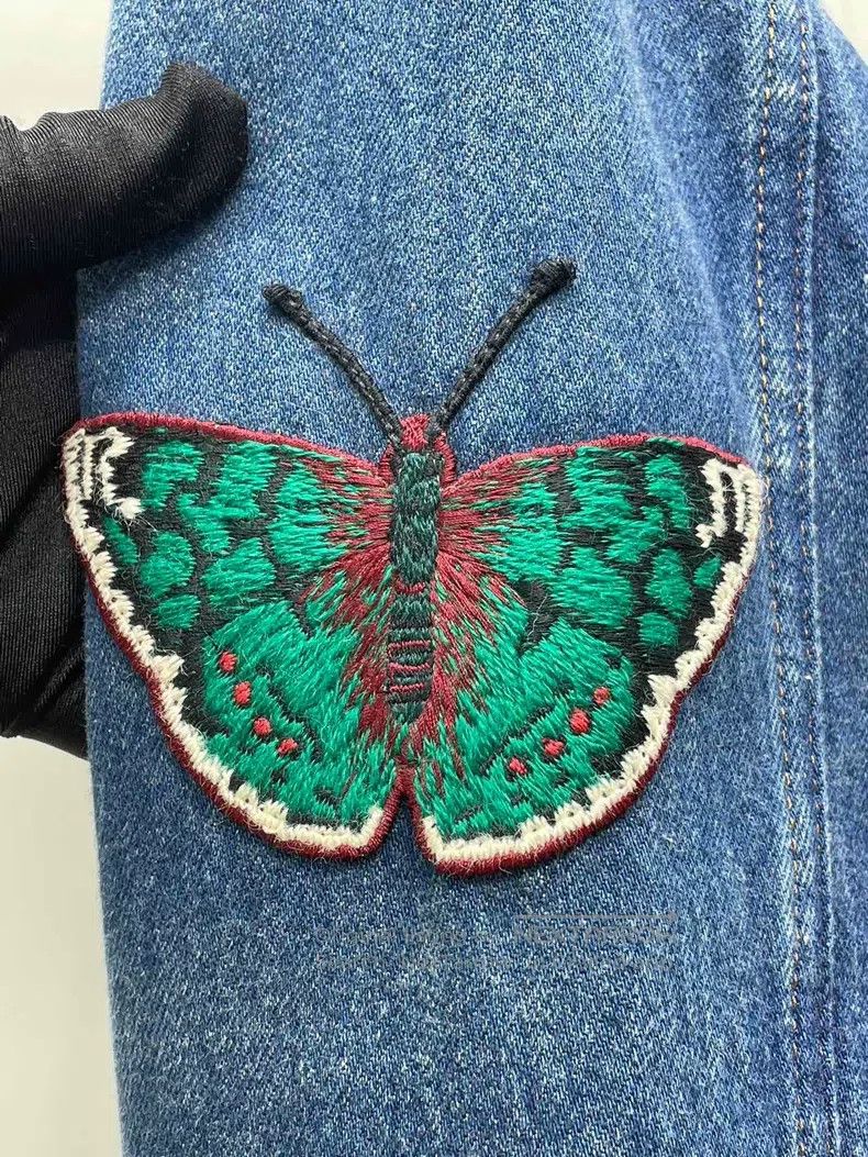 Gucci Gucci Tiger embroidered thickened denim jacket Size US S / EU 44-46 / 1 - 4 Thumbnail