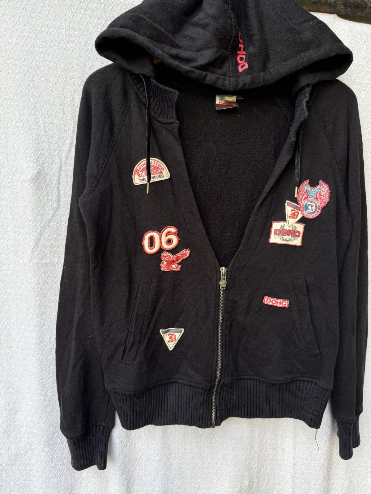 If Six Was Nine Dohc Revolution Patched Hoodie Ifsixwasnine Kmrii Styled Size US M / EU 48-50 / 2 - 5 Thumbnail