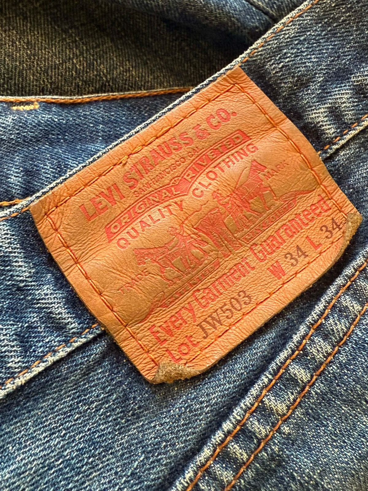 Junya Watanabe × Levi's × Pendleton Junya Watanabe x Levi's S/S 2002 "Eternal Love" Poem Pants Size US 34 / EU 50 - 7 Thumbnail