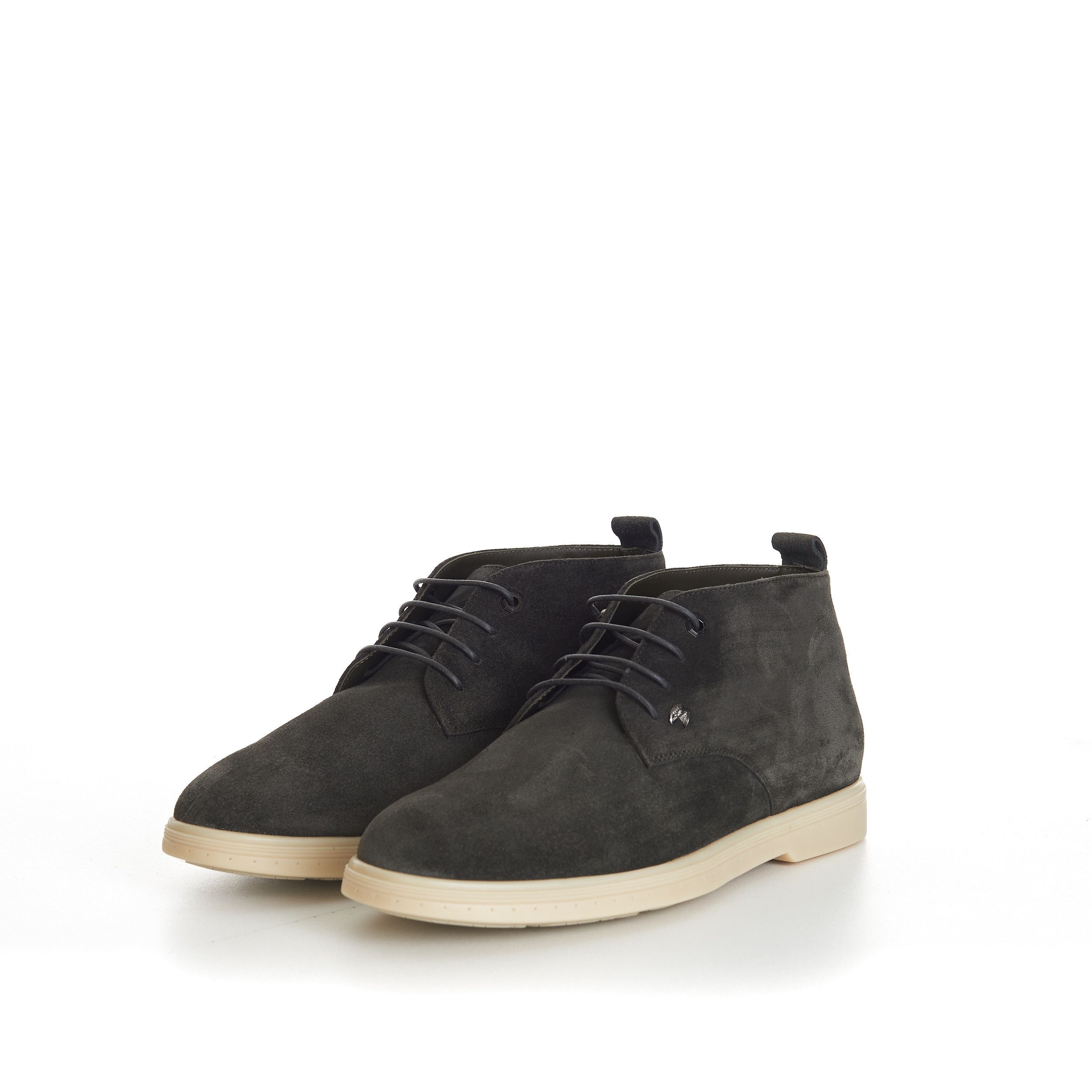 Stefano Ricci Military Green Suede Lace Up Chukka Boots With Rubber Soles Size US 7.5 / EU 40-41 - 3 Thumbnail