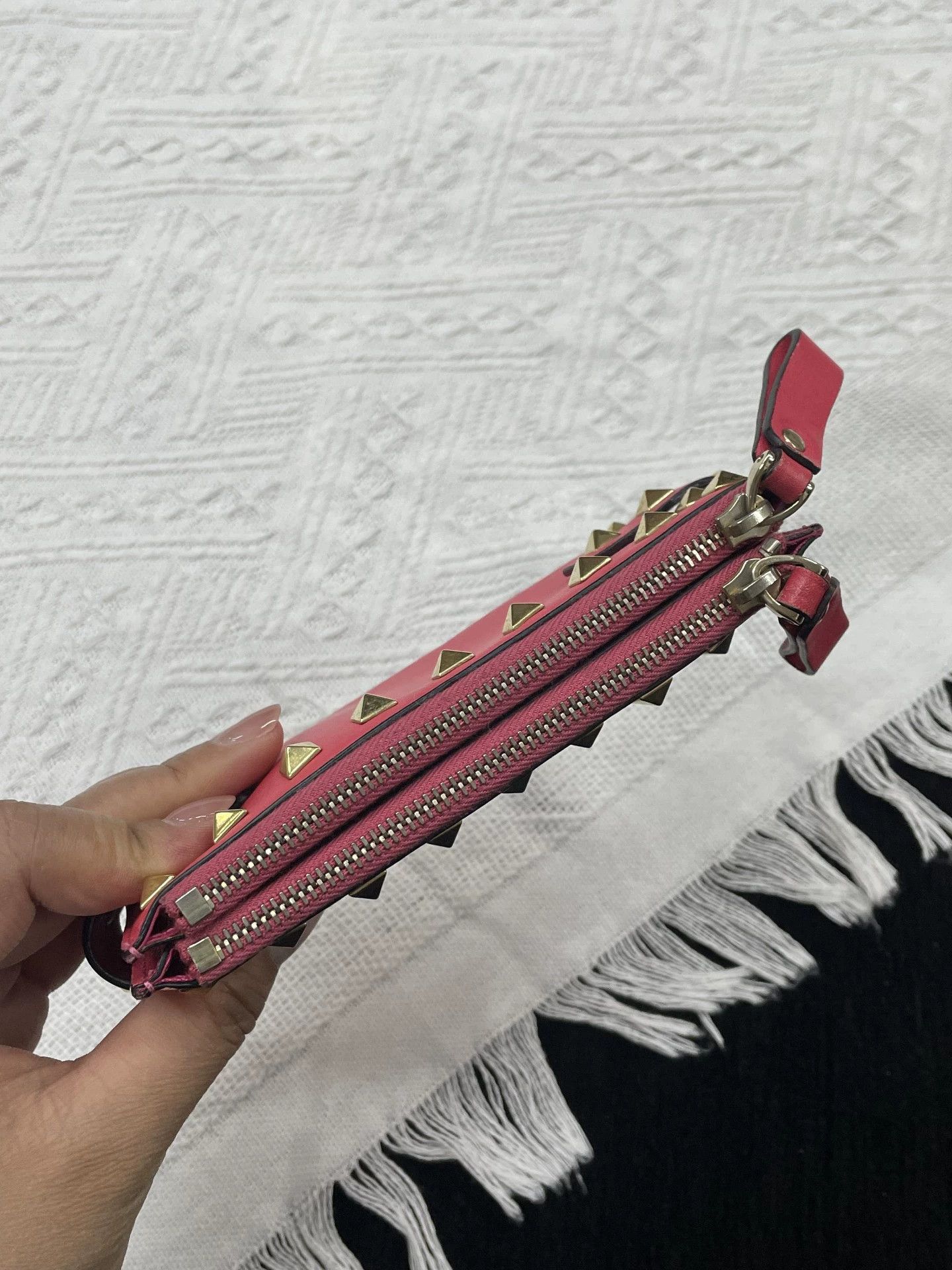 Valentino Valentino Pink Studded Wallet Size ONE SIZE - 4 Thumbnail