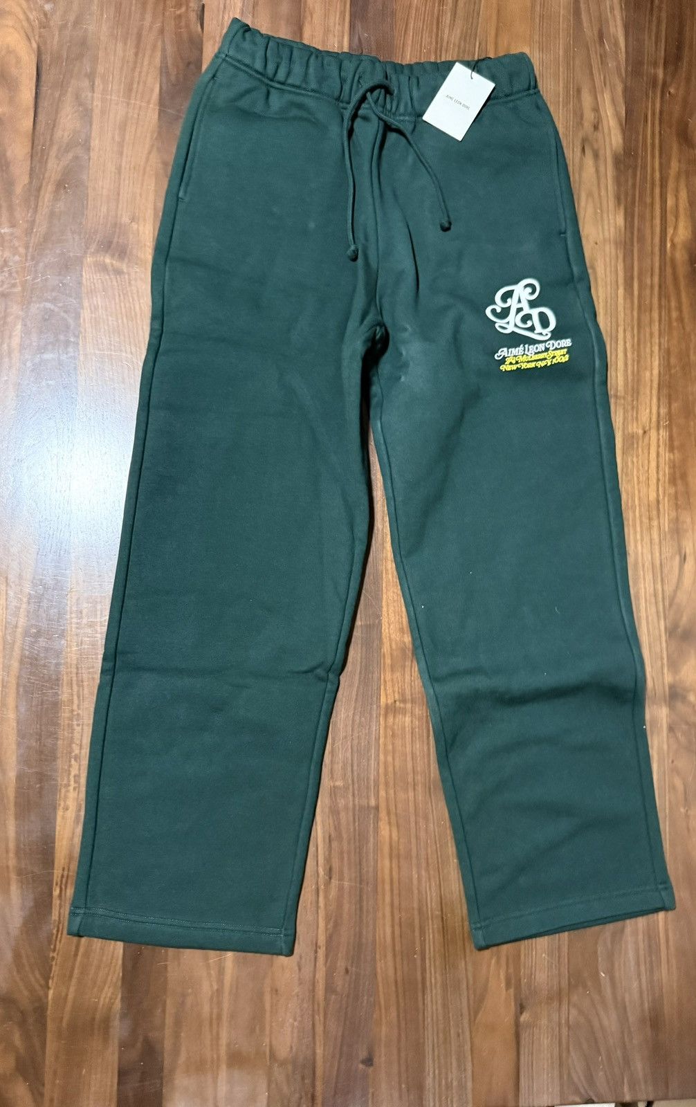 Aime Leon Dore Aime Leon Dore Monogram Sweatpants Green Sweatpants Large Size US 34 / EU 50 - 1 Thumbnail