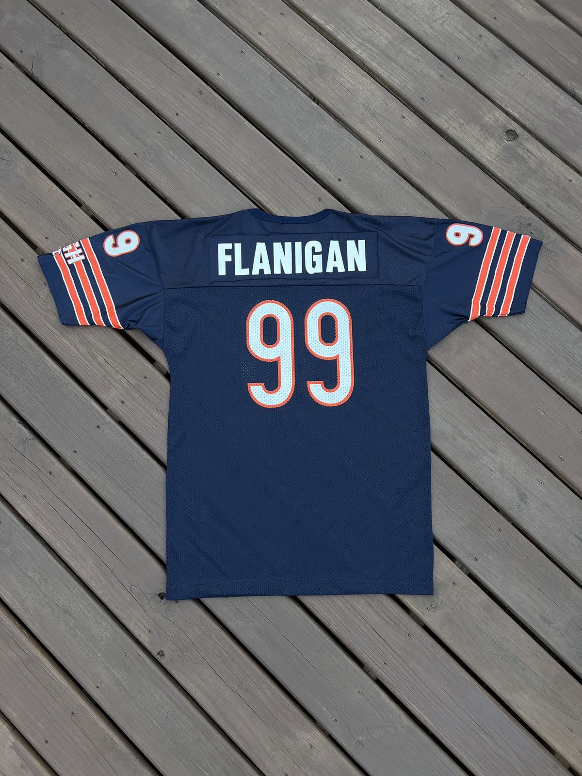 Champion × Vintage Vintage 90s Chicago Bears Jim Flanigan Made in USA Jersey Size US L / EU 52-54 / 3 - 1 Thumbnail