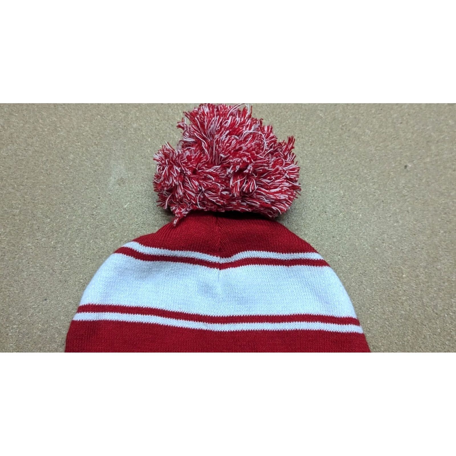 Vintage Coca-Cola Beanie Hat One Size Red Pom Pom Cuffed Knit Unisex Adults Vintage: No Size ONE SIZE - 5 Thumbnail